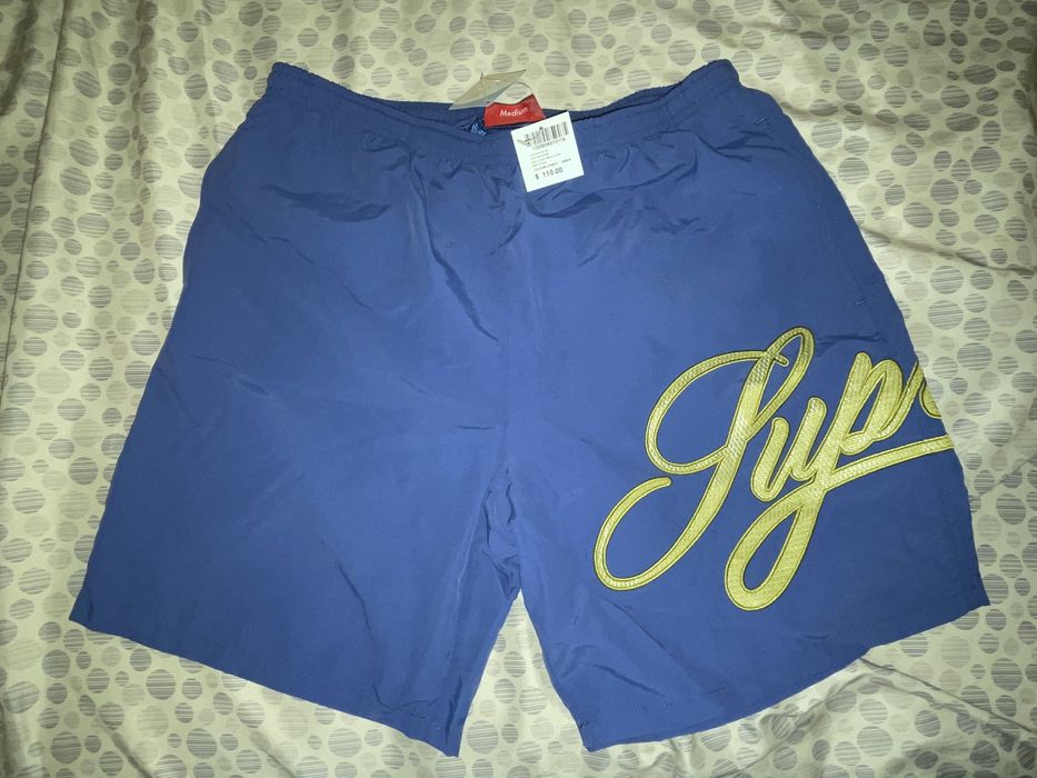 Supreme Supreme Mesh Script Water Short | Grailed