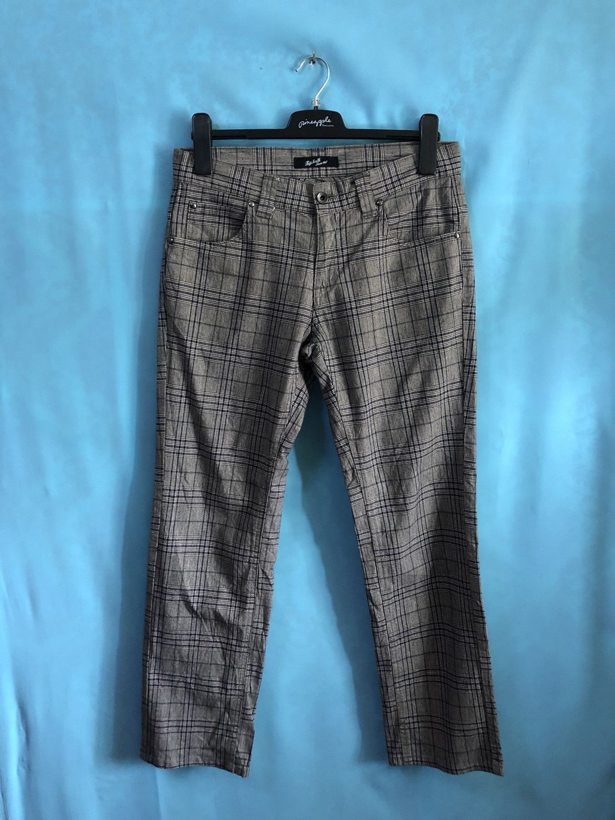 Japanese Brand Big Smith tartan pants #1917 Size US 32 / EU 48 - 3 Thumbnail