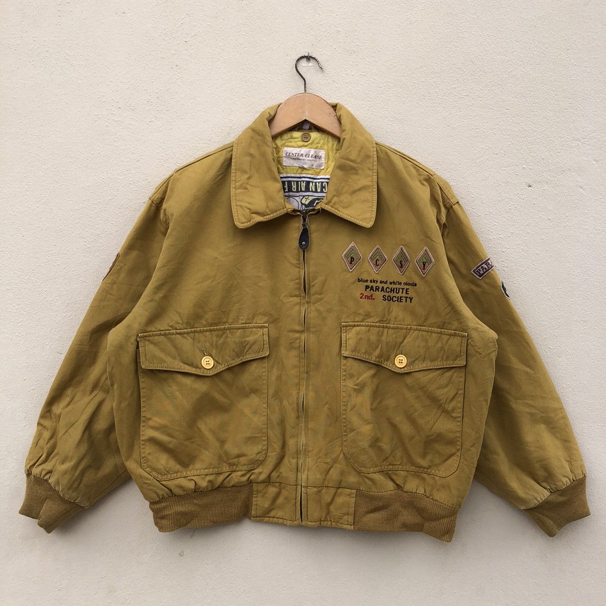 Vintage CENTER CLEASE AMERICAN AIR FORCES BOMBER JACKET | Grailed