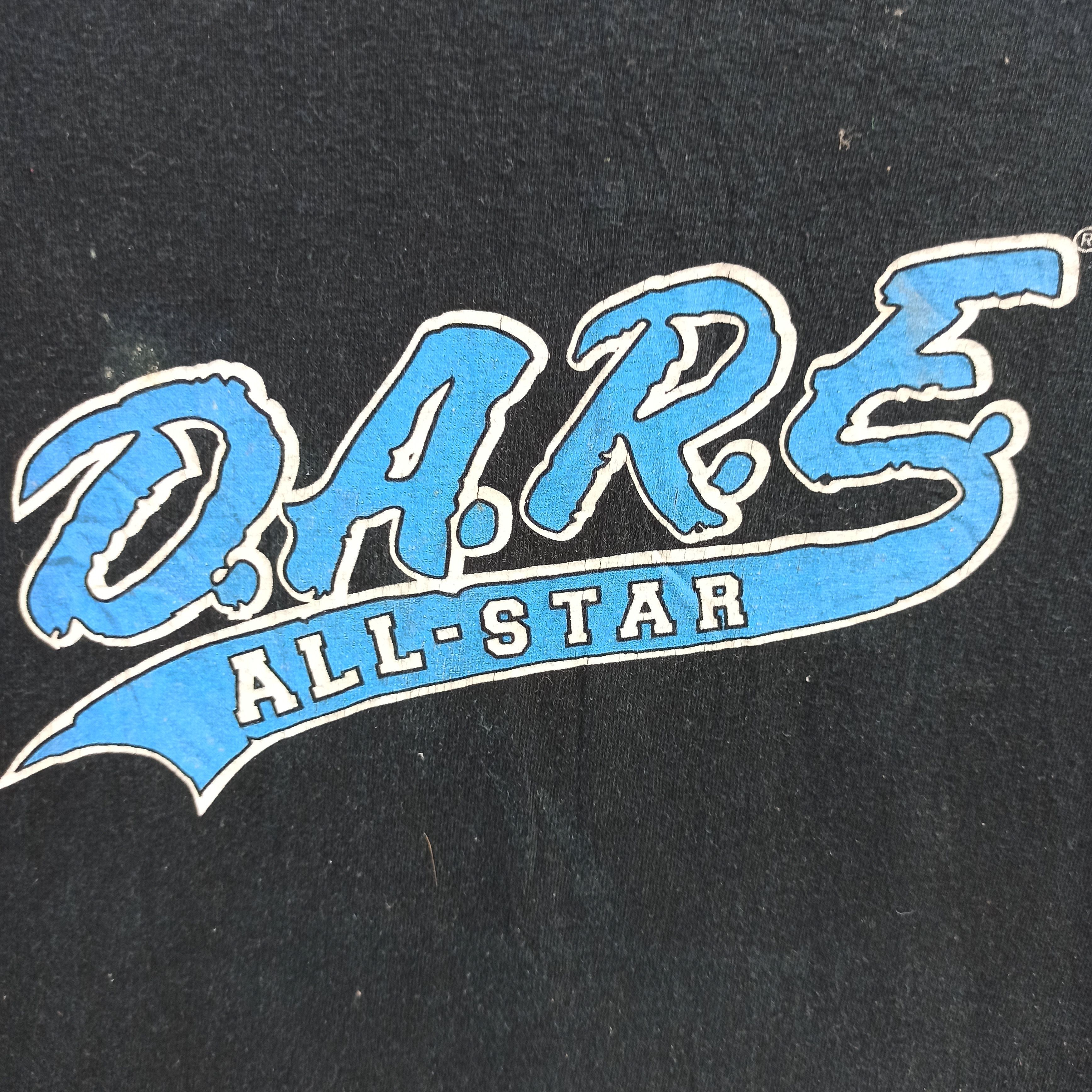 D.A.R.E Vintage D.A.R.E All Star Tee shirt Size US M / EU 48-50 / 2 - 3 Thumbnail