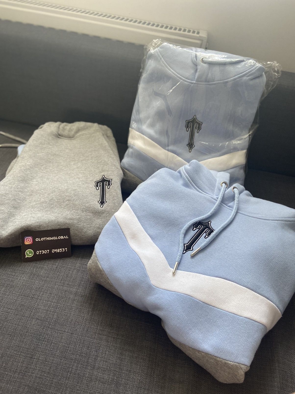 TrapStar V Stripe Hoodie Tracksuit