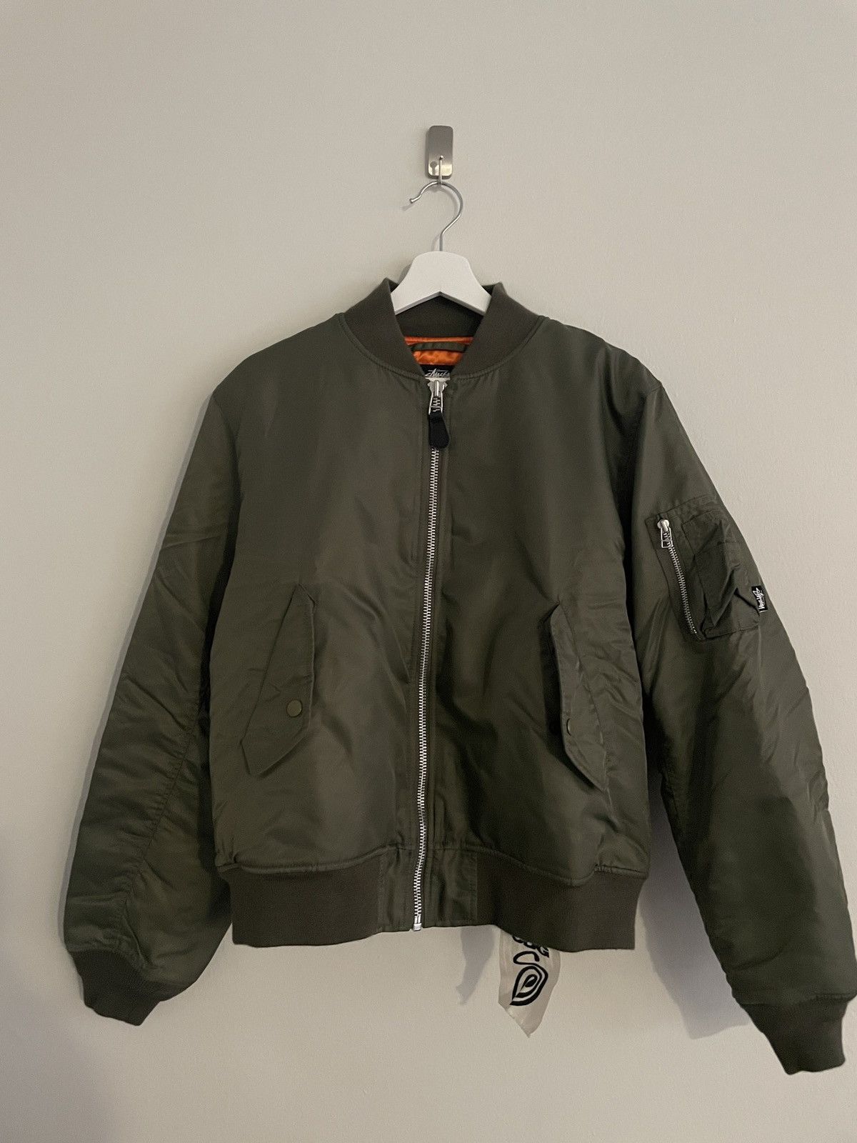 Stussy Comme des Garcons Stussy 40th Anniversary MA-1 Jacket LAST* | Grailed