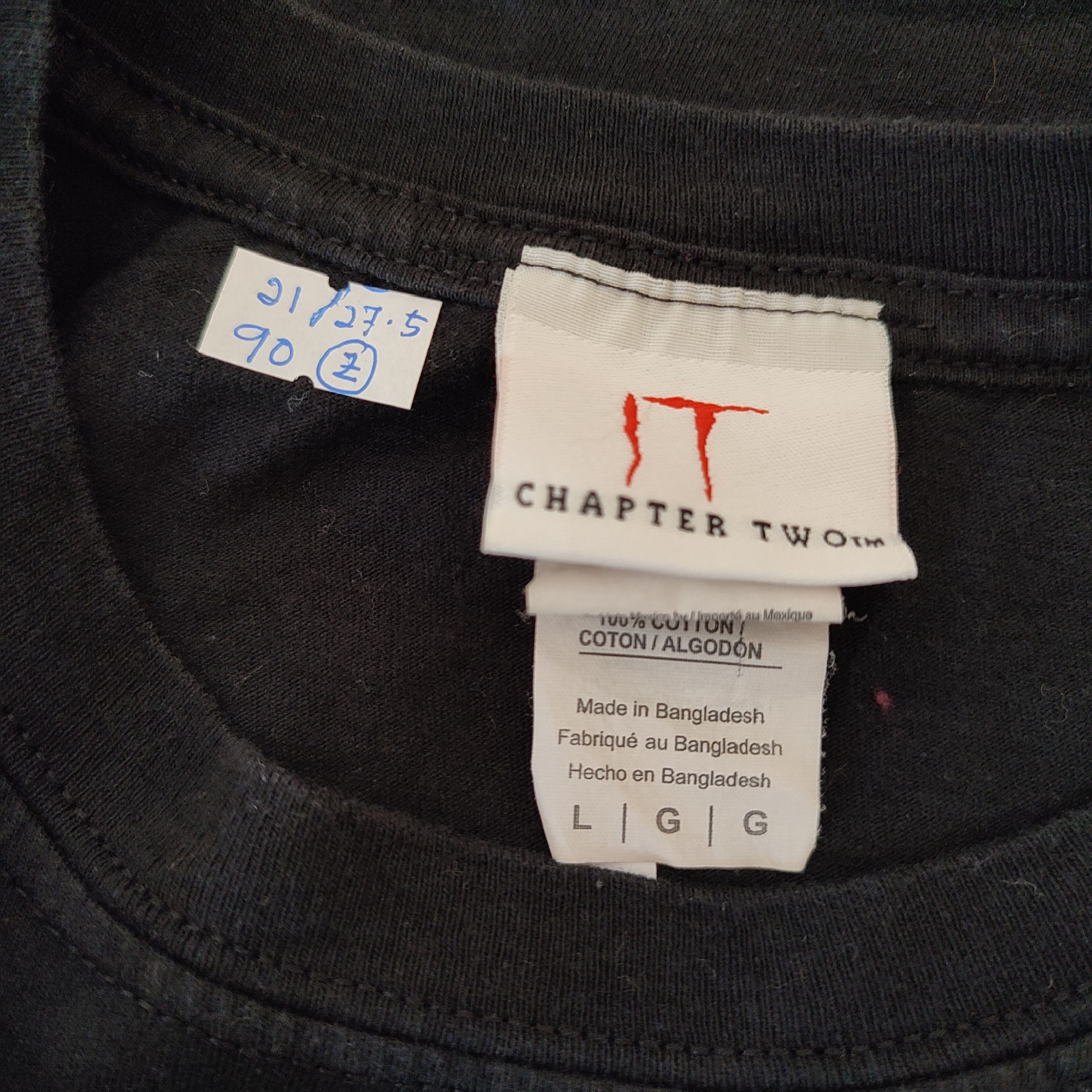 Other IT Chapter Two Horror Thriller Movie Tshirt Size US L / EU 52-54 / 3 - 4 Thumbnail