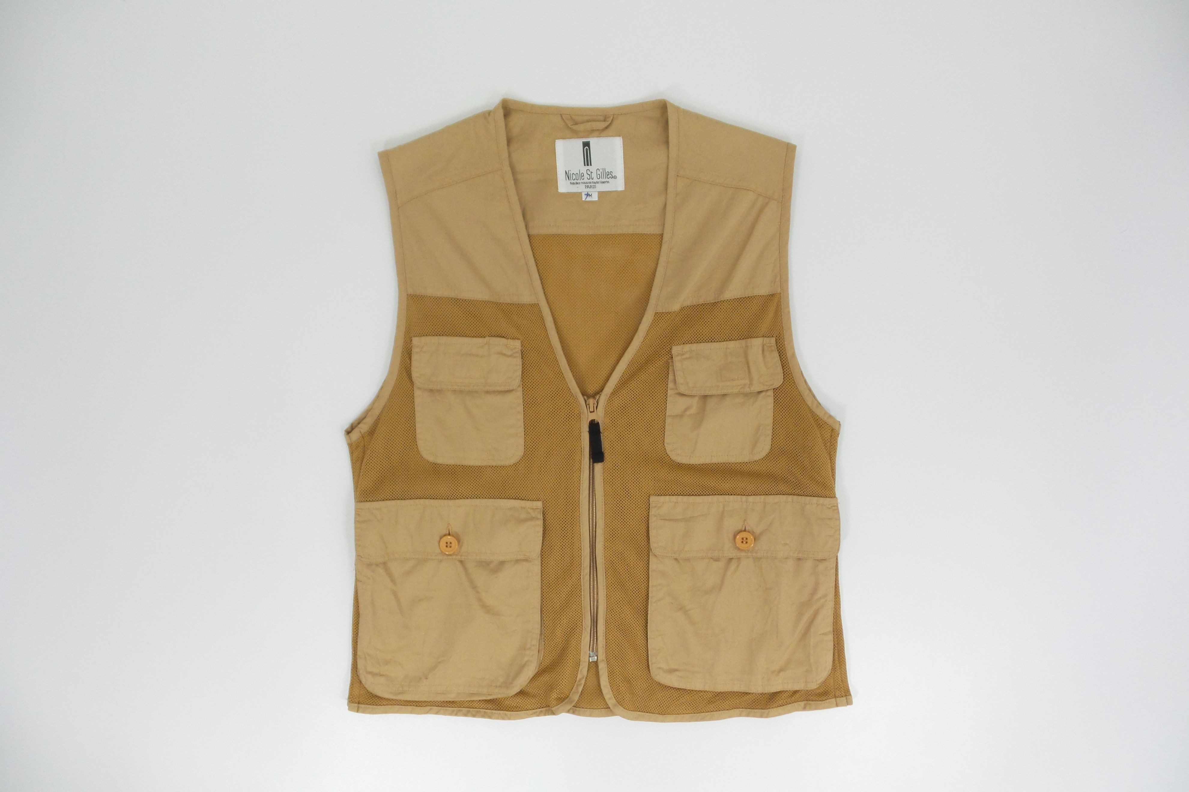 Designer × Other Nicole St. Gilles Multipocket Fishnet Vests Size US M / EU 48-50 / 2 - 1 Thumbnail