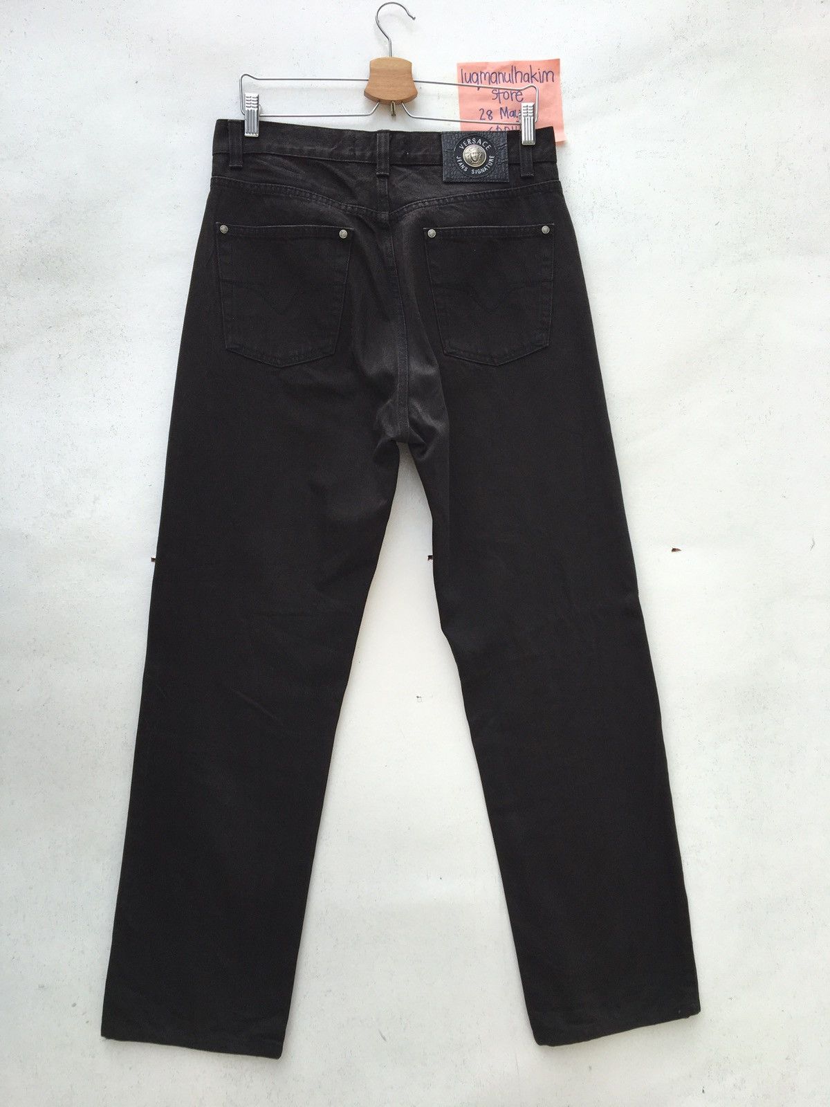 Versace Vintage Versace Medusa Loose Cut Jeans Size US 32 / EU 48 - 2 Thumbnail