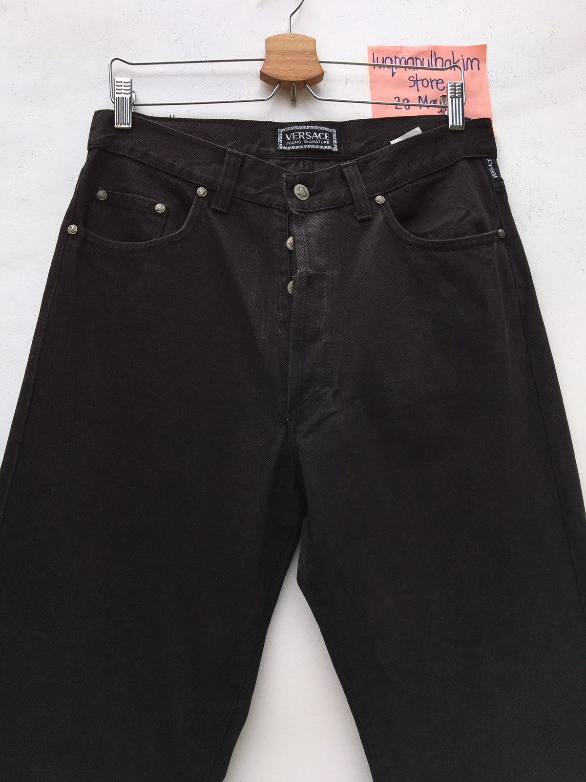 Versace Vintage Versace Medusa Loose Cut Jeans Size US 32 / EU 48 - 11 Thumbnail