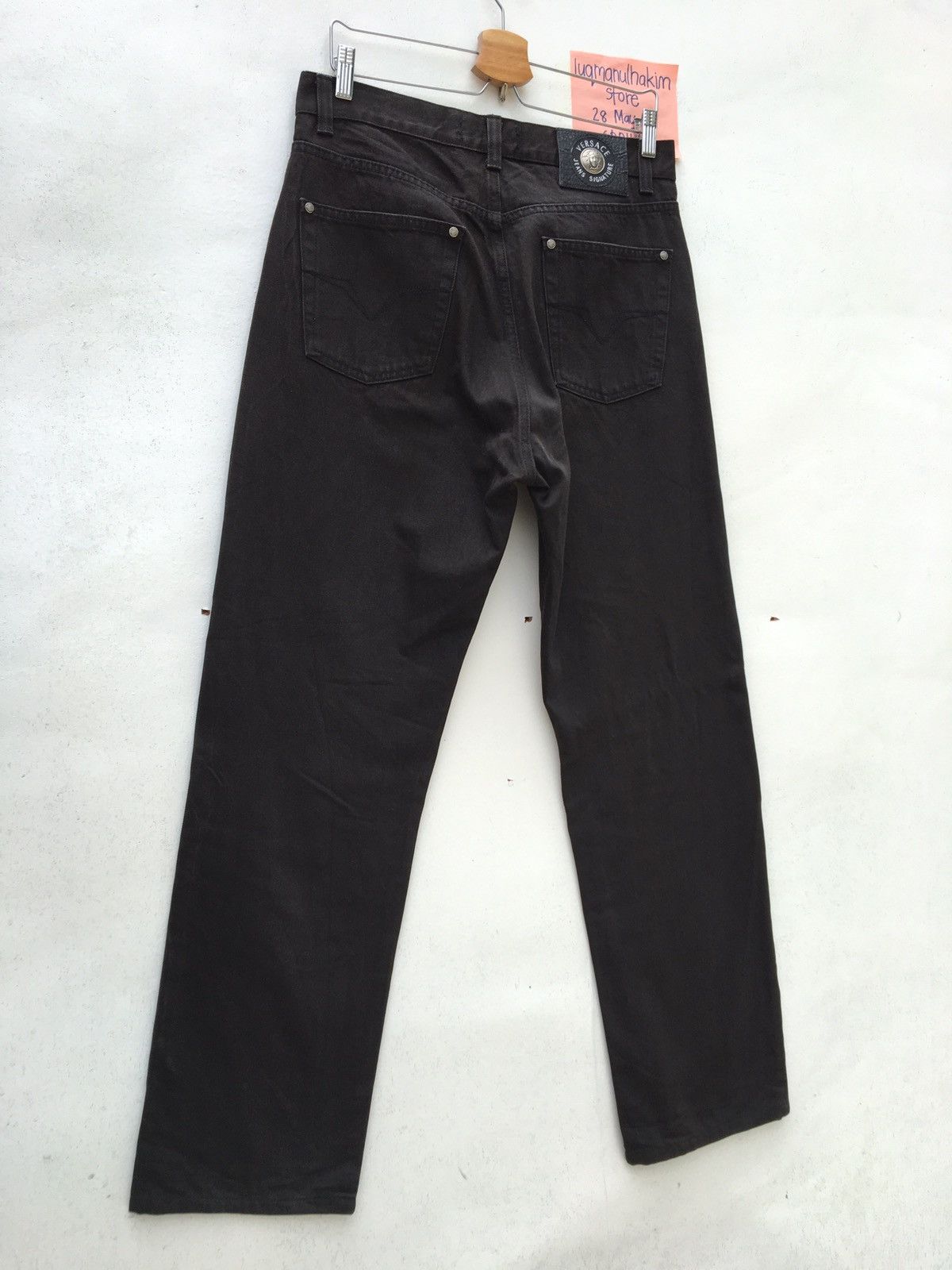 Versace Vintage Versace Medusa Loose Cut Jeans Size US 32 / EU 48 - 3 Thumbnail