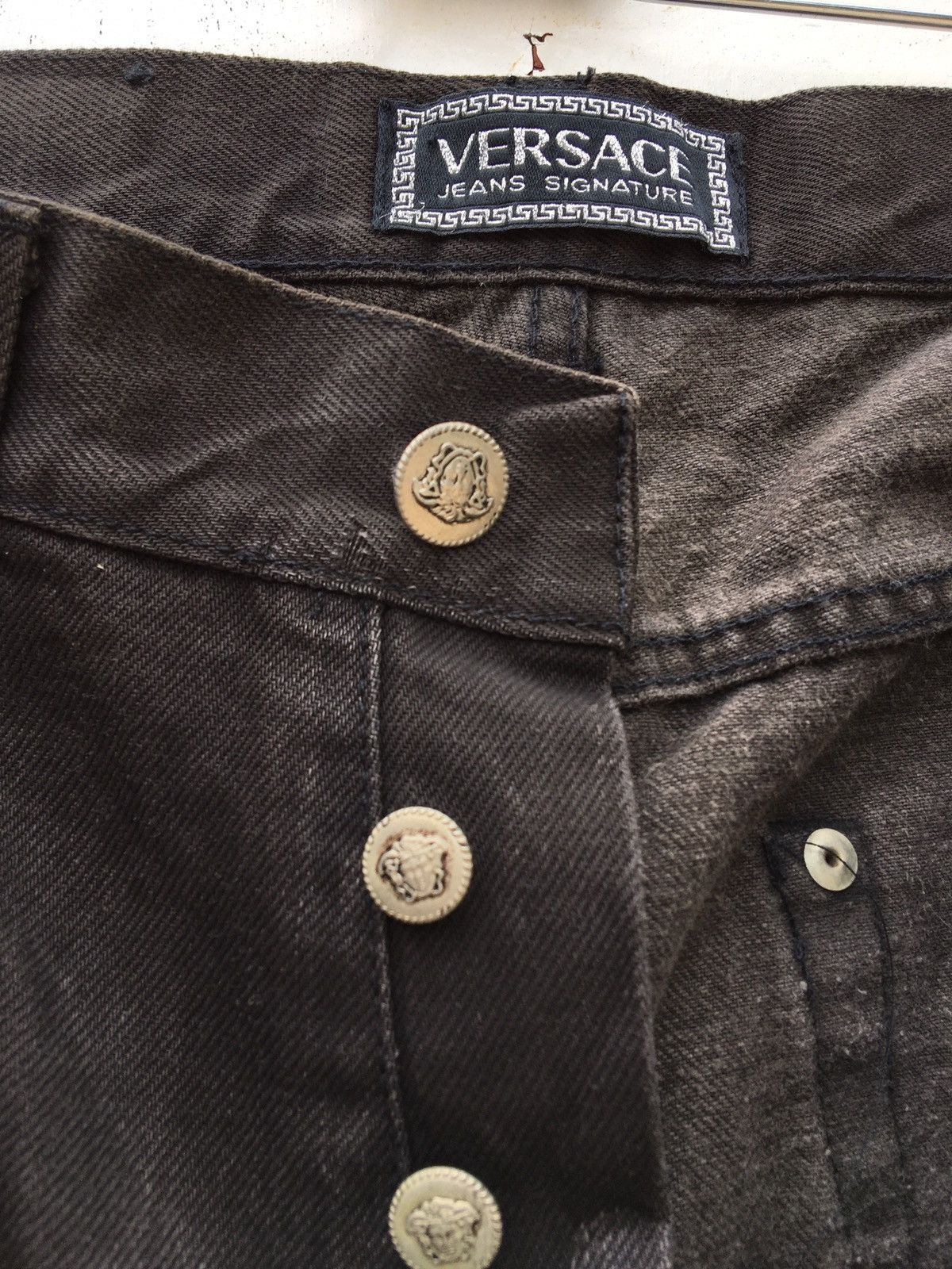 Versace Vintage Versace Medusa Loose Cut Jeans Size US 32 / EU 48 - 18 Thumbnail