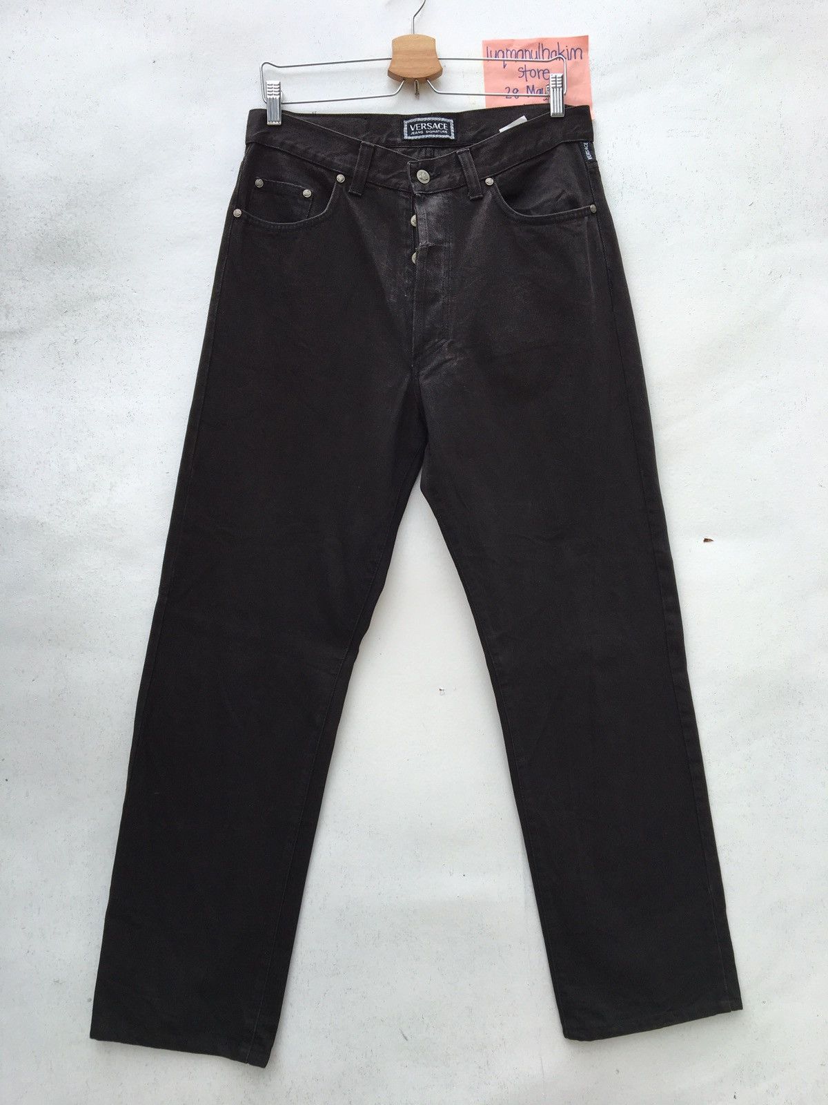 Versace Vintage Versace Medusa Loose Cut Jeans Size US 32 / EU 48 - 8 Thumbnail