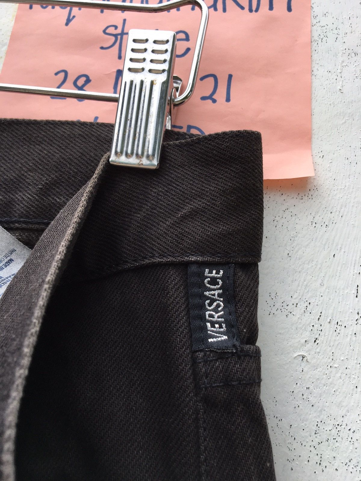 Versace Vintage Versace Medusa Loose Cut Jeans Size US 32 / EU 48 - 14 Thumbnail