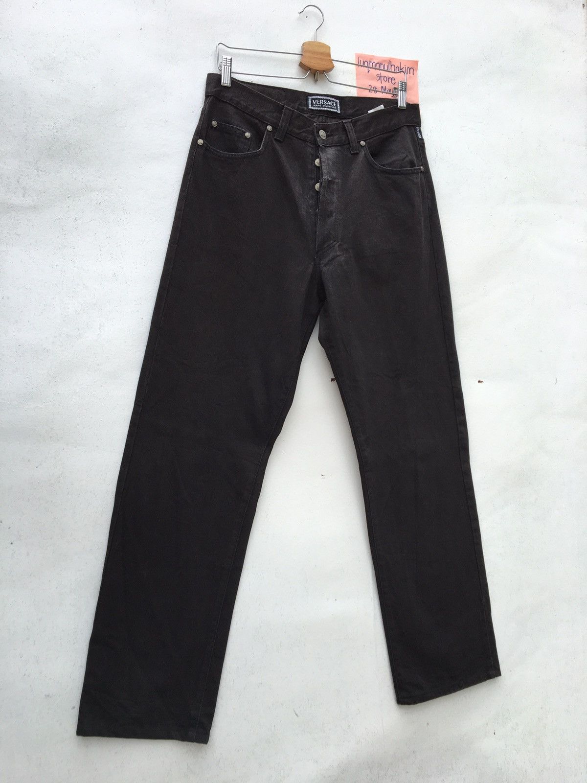 Versace Vintage Versace Medusa Loose Cut Jeans Size US 32 / EU 48 - 9 Thumbnail