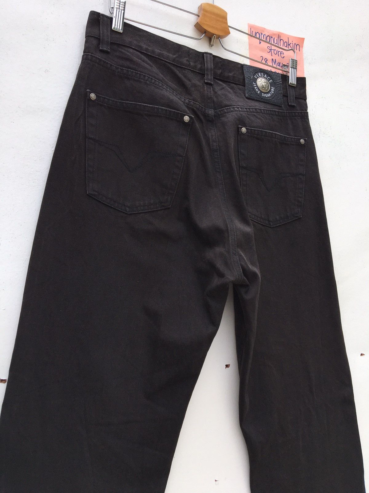 Versace Vintage Versace Medusa Loose Cut Jeans Size US 32 / EU 48 - 6 Thumbnail