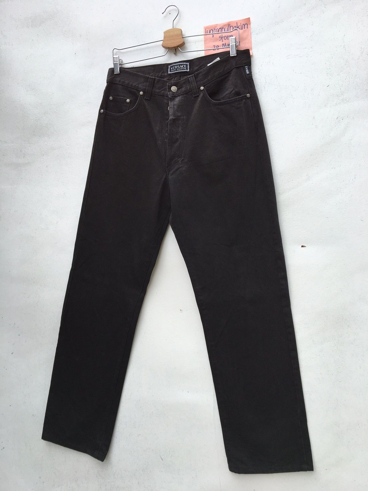 Versace Vintage Versace Medusa Loose Cut Jeans Size US 32 / EU 48 - 10 Thumbnail