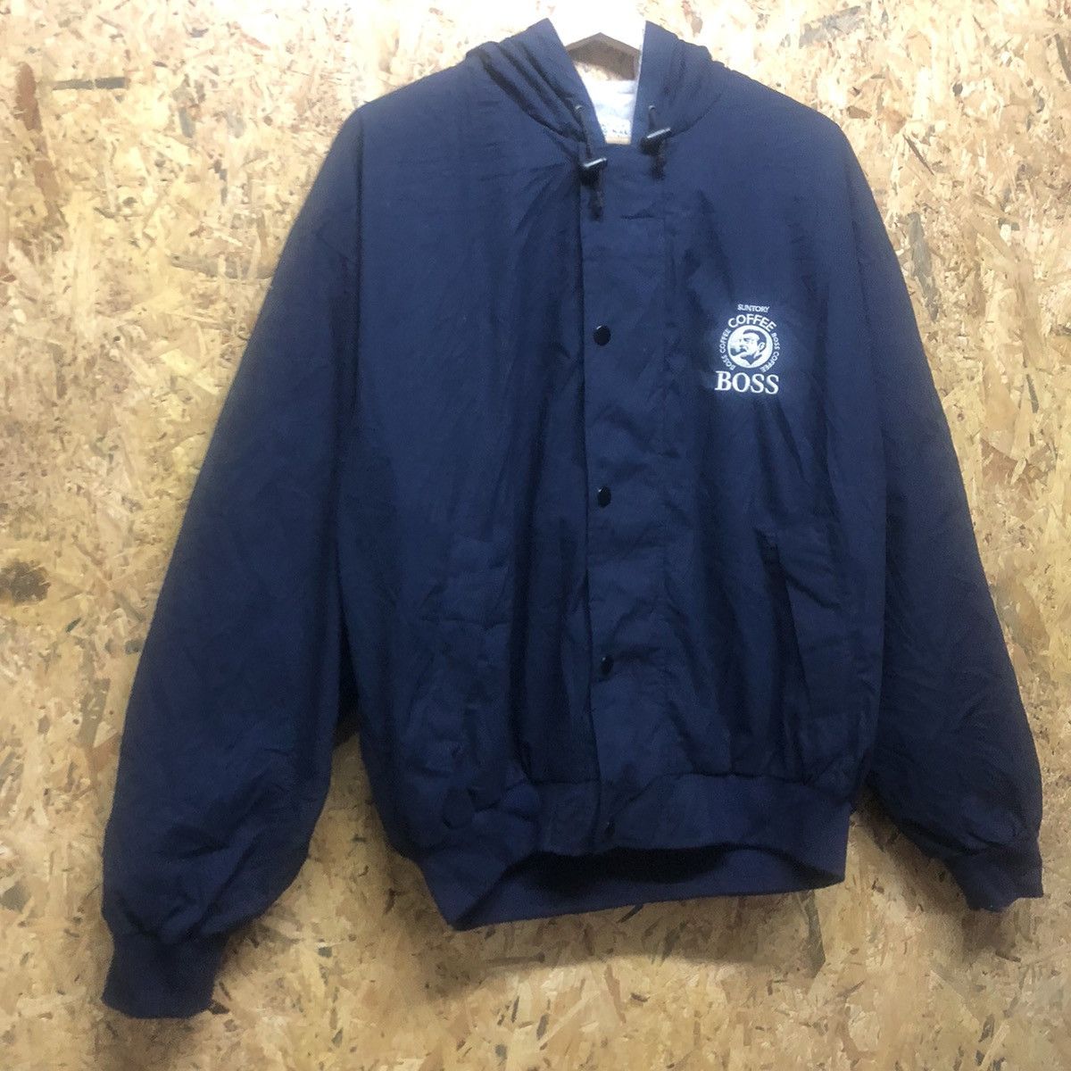 Vintage SUNTORY ORIGINAL DESIGN HOODIE BOMBER JACKET Size US XL / EU 56 / 4 - 2 Thumbnail
