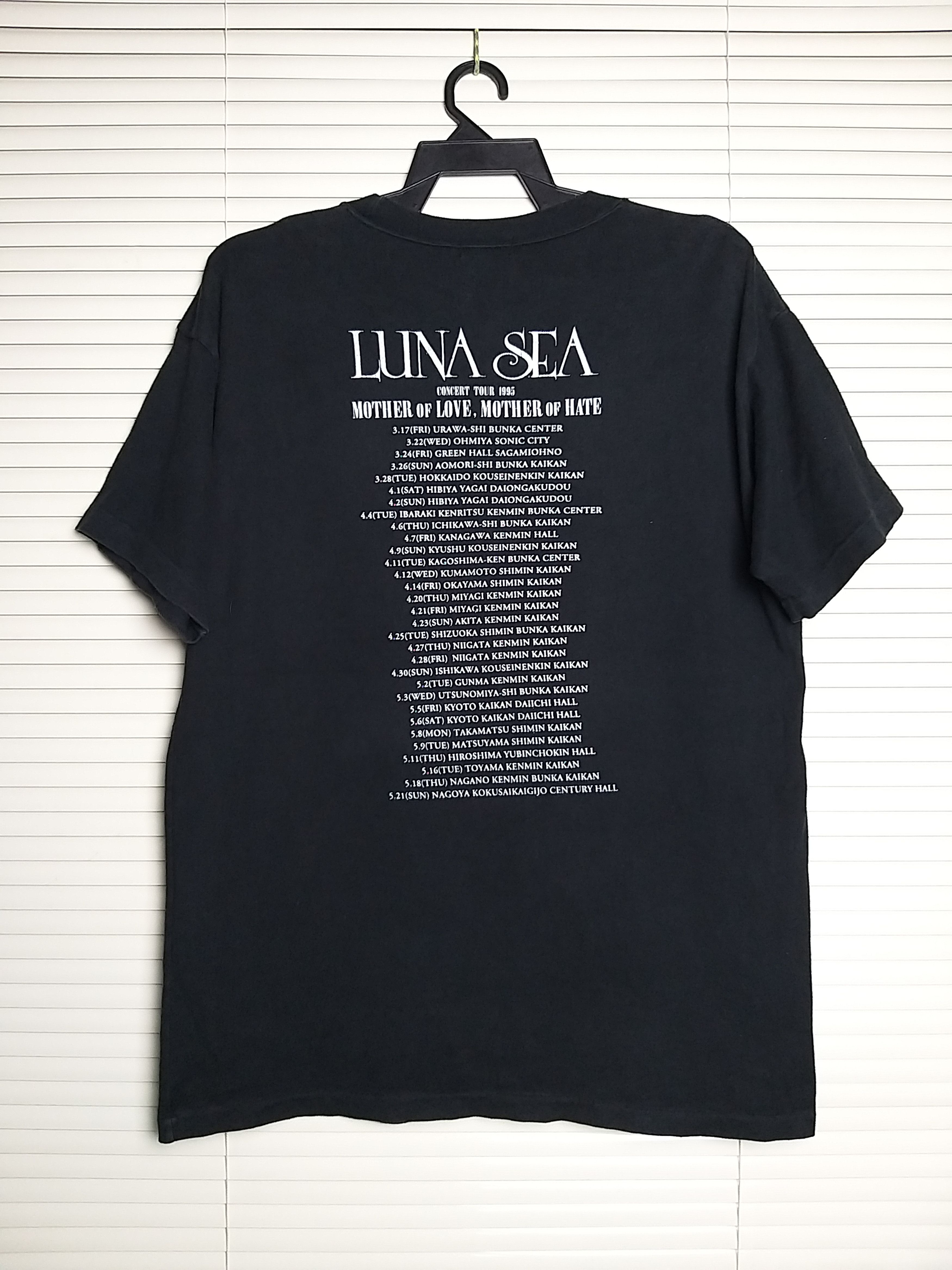 Band Tees VINTAGE LUNA SEA"CONCERT TOUR 1995"JAPAN ROCK BAND T SHIRT Size US L / EU 52-54 / 3 - 3 Thumbnail