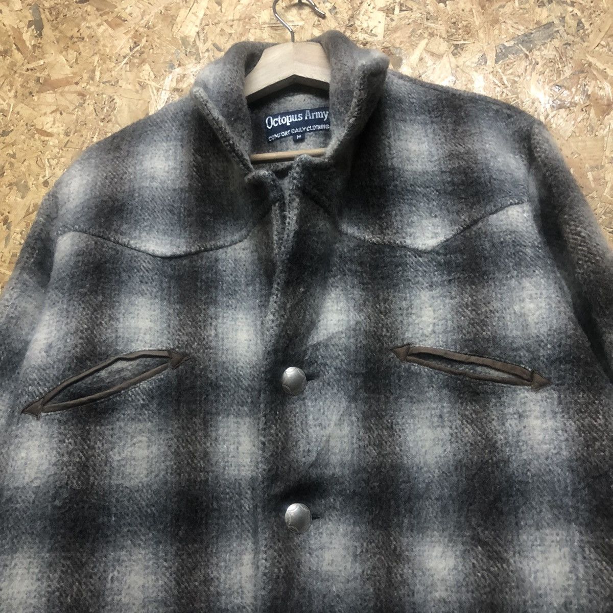 Octopus × Vintage VINTAGE OCTOPUS ARMY WOOL JACKET Size US L / EU 52-54 / 3 - 4 Thumbnail