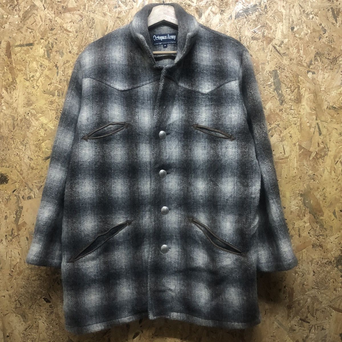 Octopus × Vintage VINTAGE OCTOPUS ARMY WOOL JACKET Size US L / EU 52-54 / 3 - 1 Thumbnail