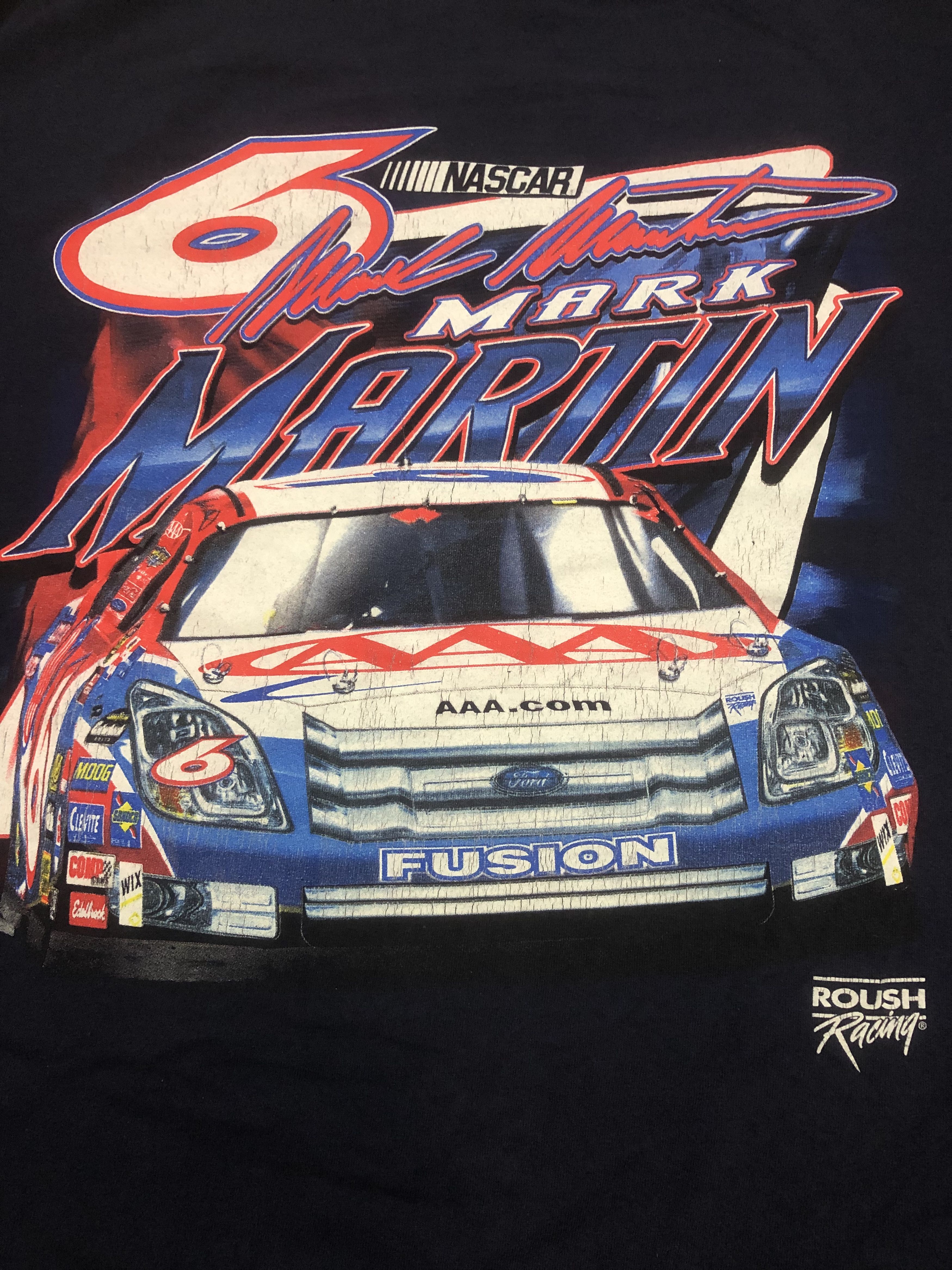 NASCAR Vintage NASCAR Mark Martin Roush Racing T-shirts Size US XXL / EU 58 / 5 - 3 Thumbnail