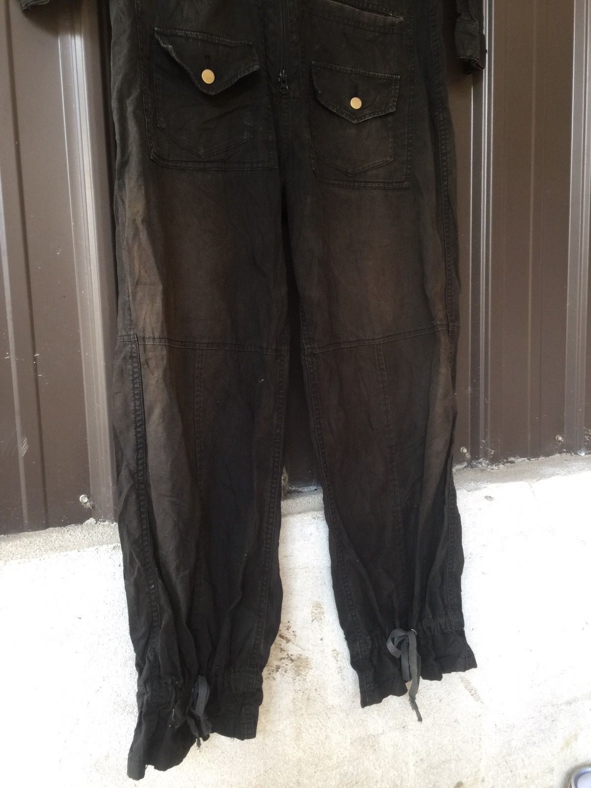 If Six Was Nine × Japanese Brand × KMRii 🔥PPFM Faded Distressed Bondage Jumpsuit Coverall Size US 34 / EU 50 - 5 Thumbnail
