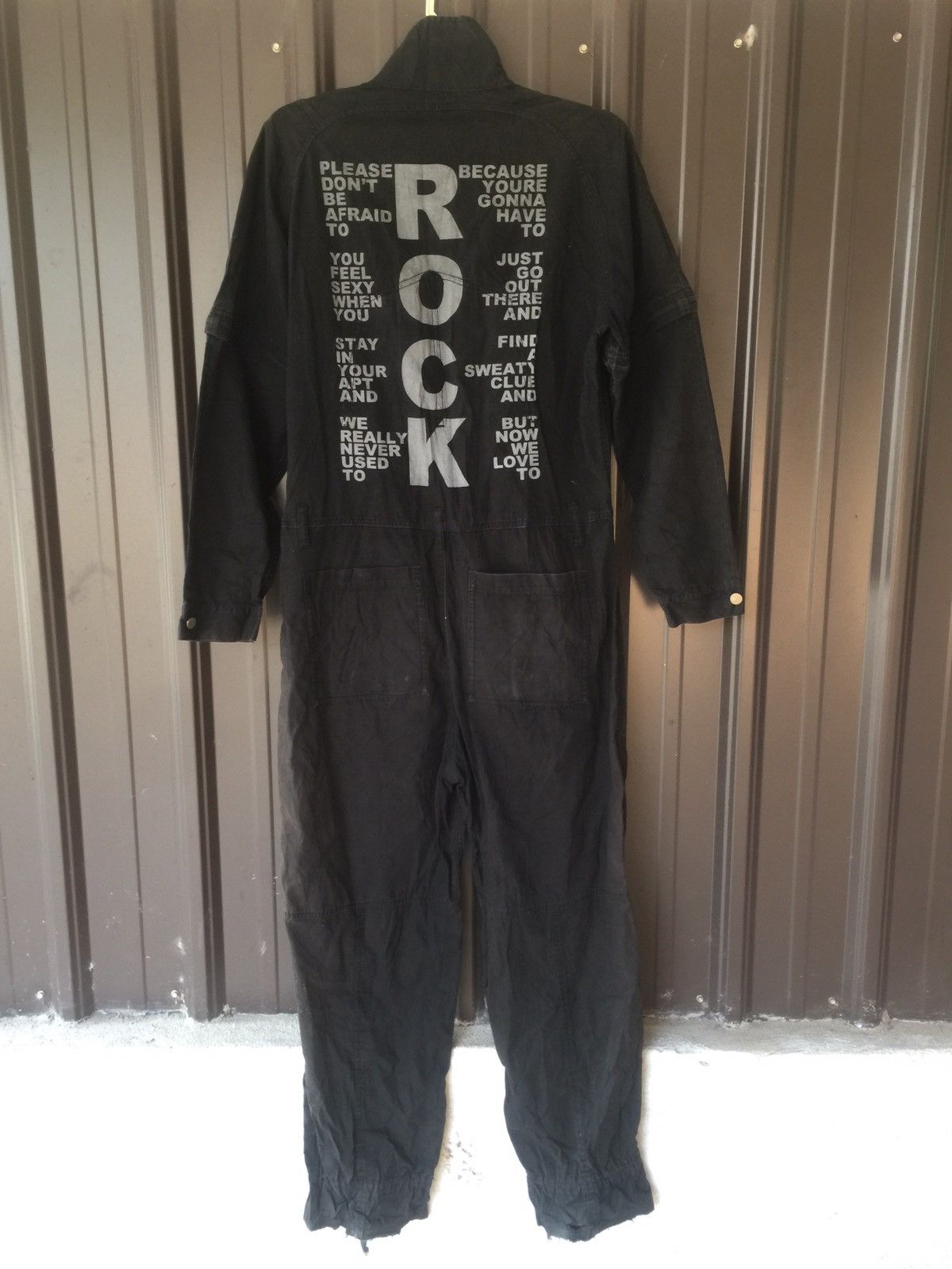 If Six Was Nine × Japanese Brand × KMRii 🔥PPFM Faded Distressed Bondage Jumpsuit Coverall Size US 34 / EU 50 - 2 Thumbnail