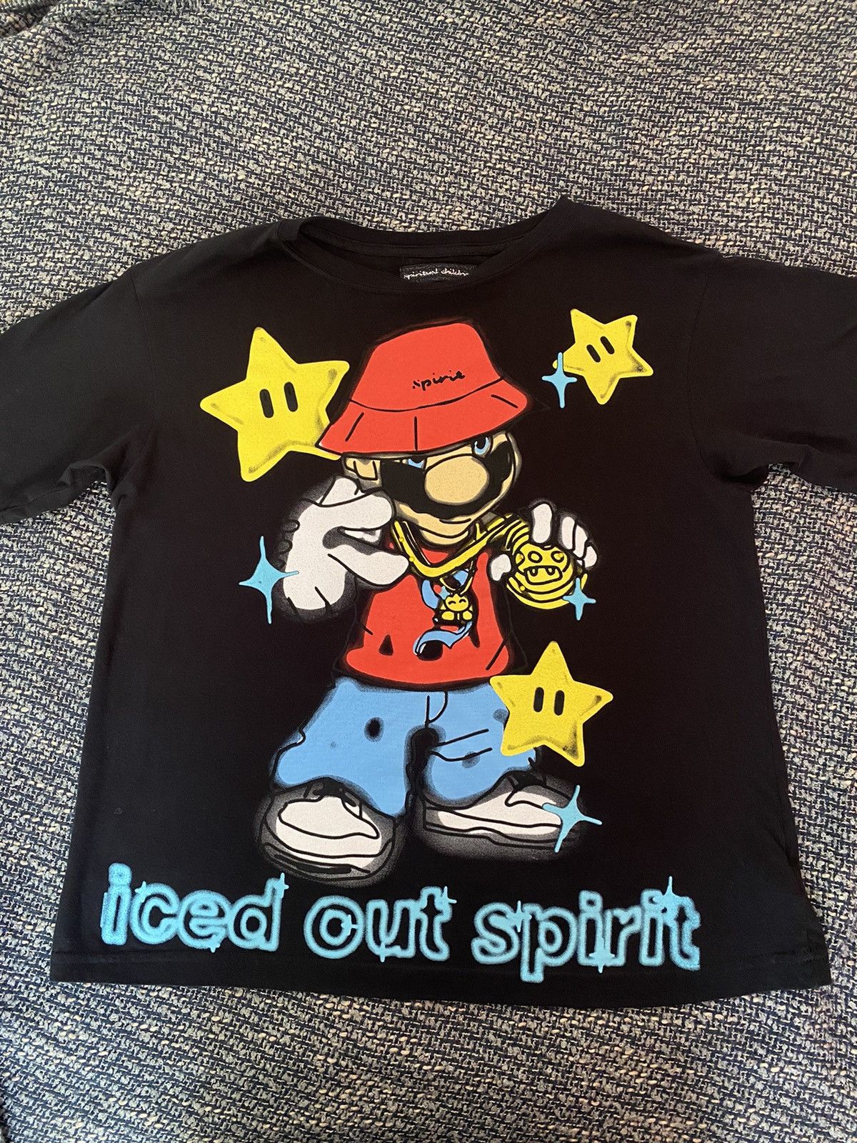 Siberia Hills x Spiritual Children Iced Out Spirit Mario tee