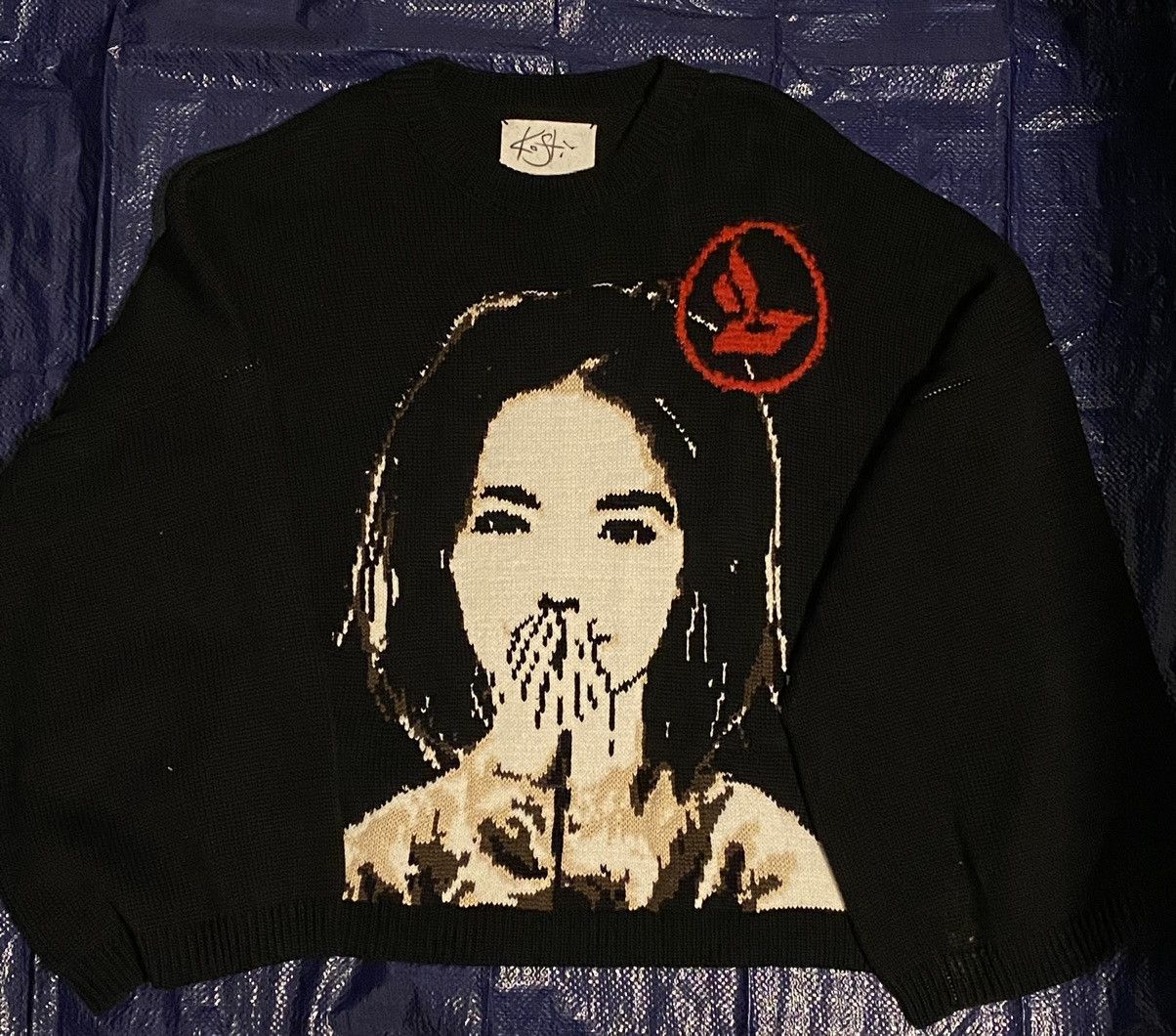 Japanese Brand Bjork Debut knit sweater by Gleb Kostin Solutions | Grailed