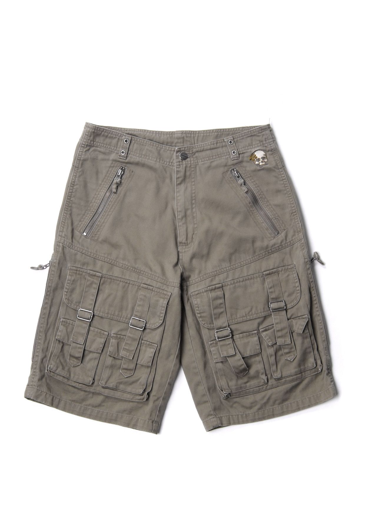 Japanese Brand × Vintage Vintage Plusminus +- Cargo Bondage Relaxed Shorts Size US 30 / EU 46 - 1 Thumbnail