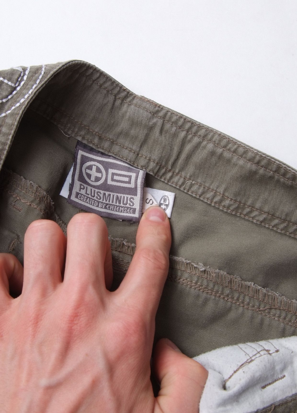 Japanese Brand × Vintage Vintage Plusminus +- Cargo Bondage Relaxed Shorts Size US 30 / EU 46 - 4 Thumbnail