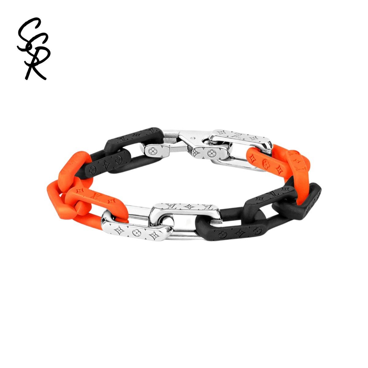 Louis Vuitton Virgil Abloh Louis Vuitton FW21 MP3143 Monogram Chain Bracelet M Grailed