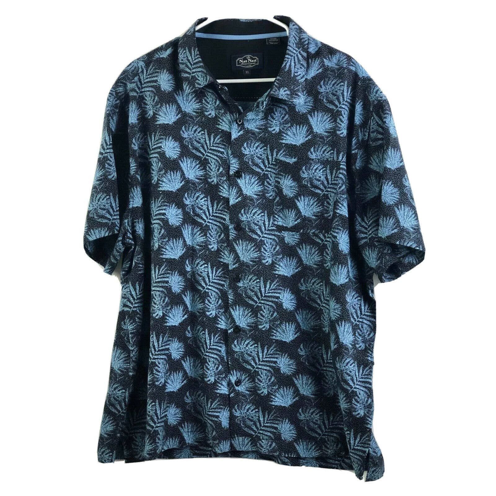 Nat Nast Nat Nast Hawaiian Shirt Mens XL Silk | Grailed