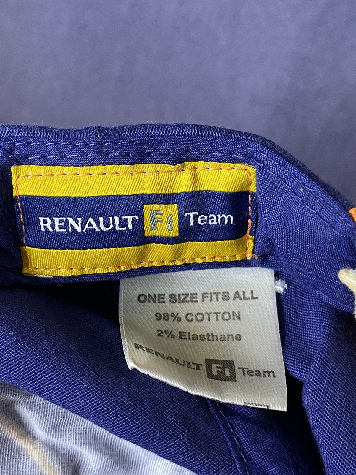 Formula 1 × Vintage Renault F1 team Formula 1 cap hat Size ONE SIZE - 3 Thumbnail