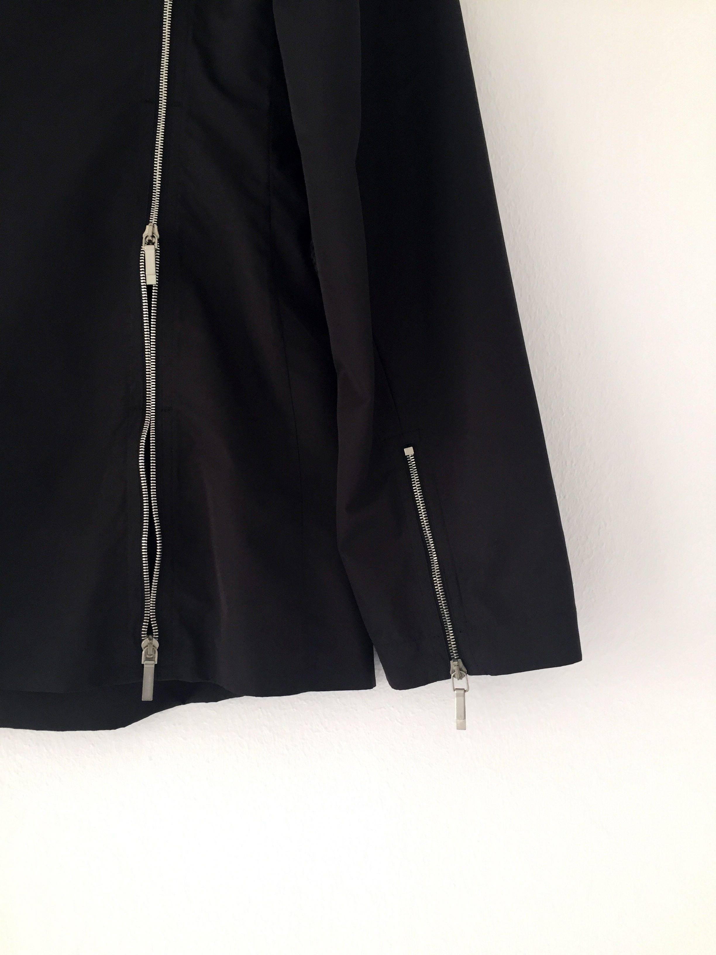Jil Sander Jil Sander Multi Zipper Black Blazer Size 38S - 7 Thumbnail