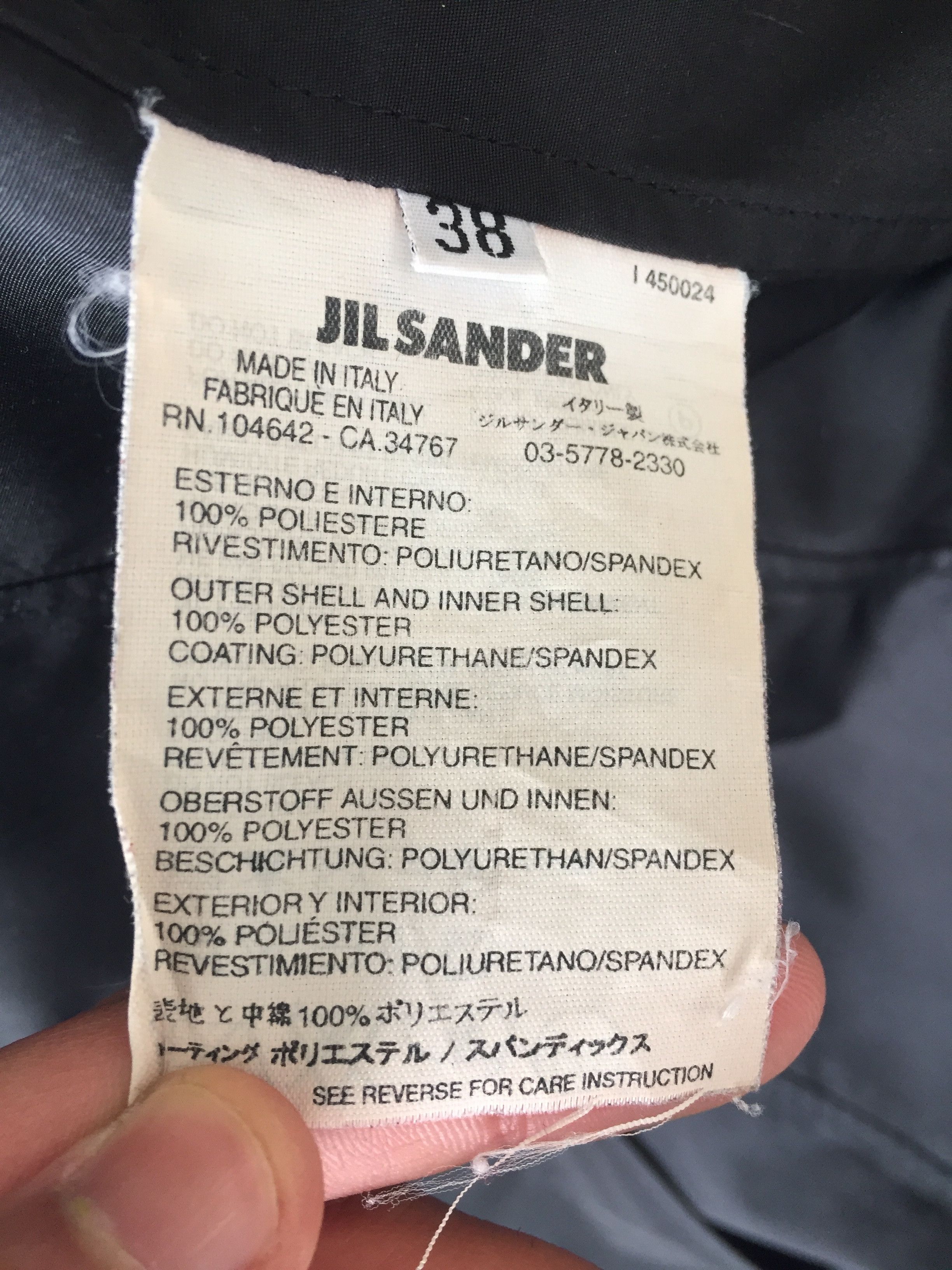 Jil Sander Jil Sander Multi Zipper Black Blazer Size 38S - 9 Thumbnail