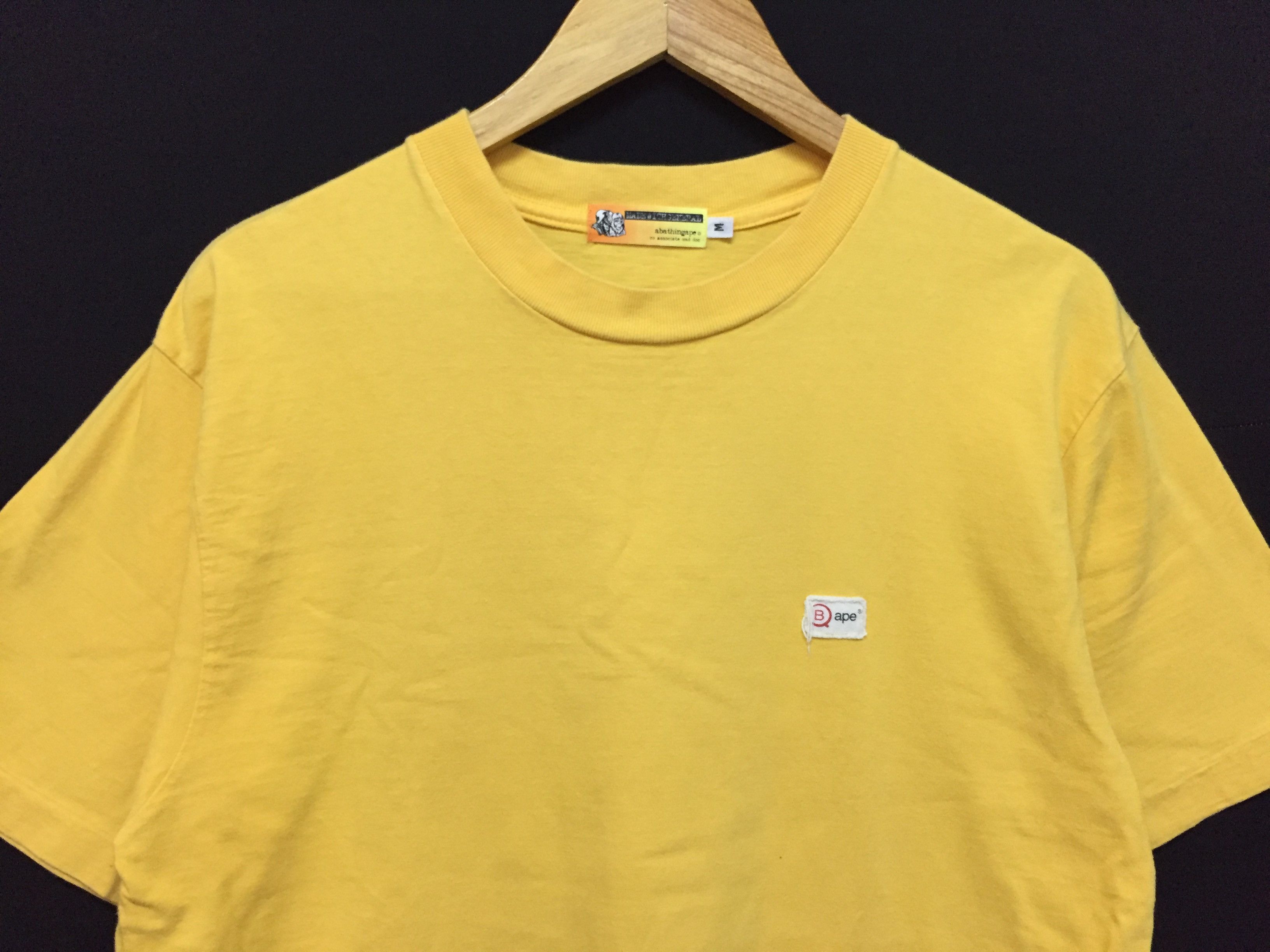 Bape × Wtaps 1999 BAPE X WTAPS Yellow tee Size US L / EU 52-54 / 3 - 4 Thumbnail