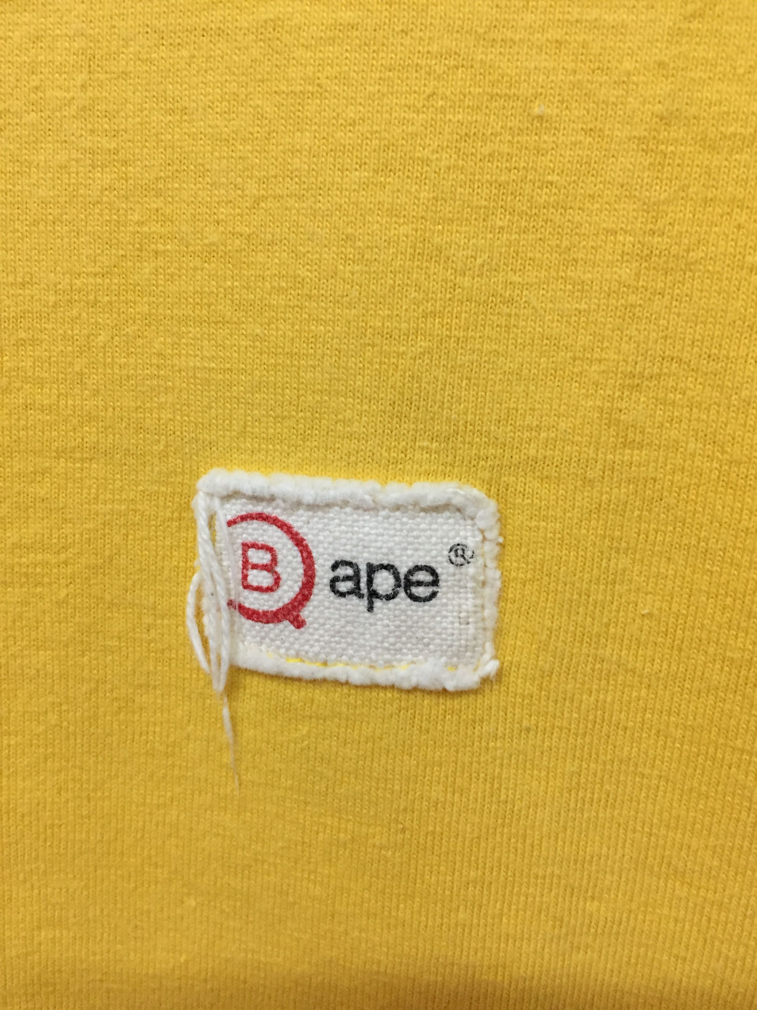 Bape × Wtaps 1999 BAPE X WTAPS Yellow tee Size US L / EU 52-54 / 3 - 6 Thumbnail