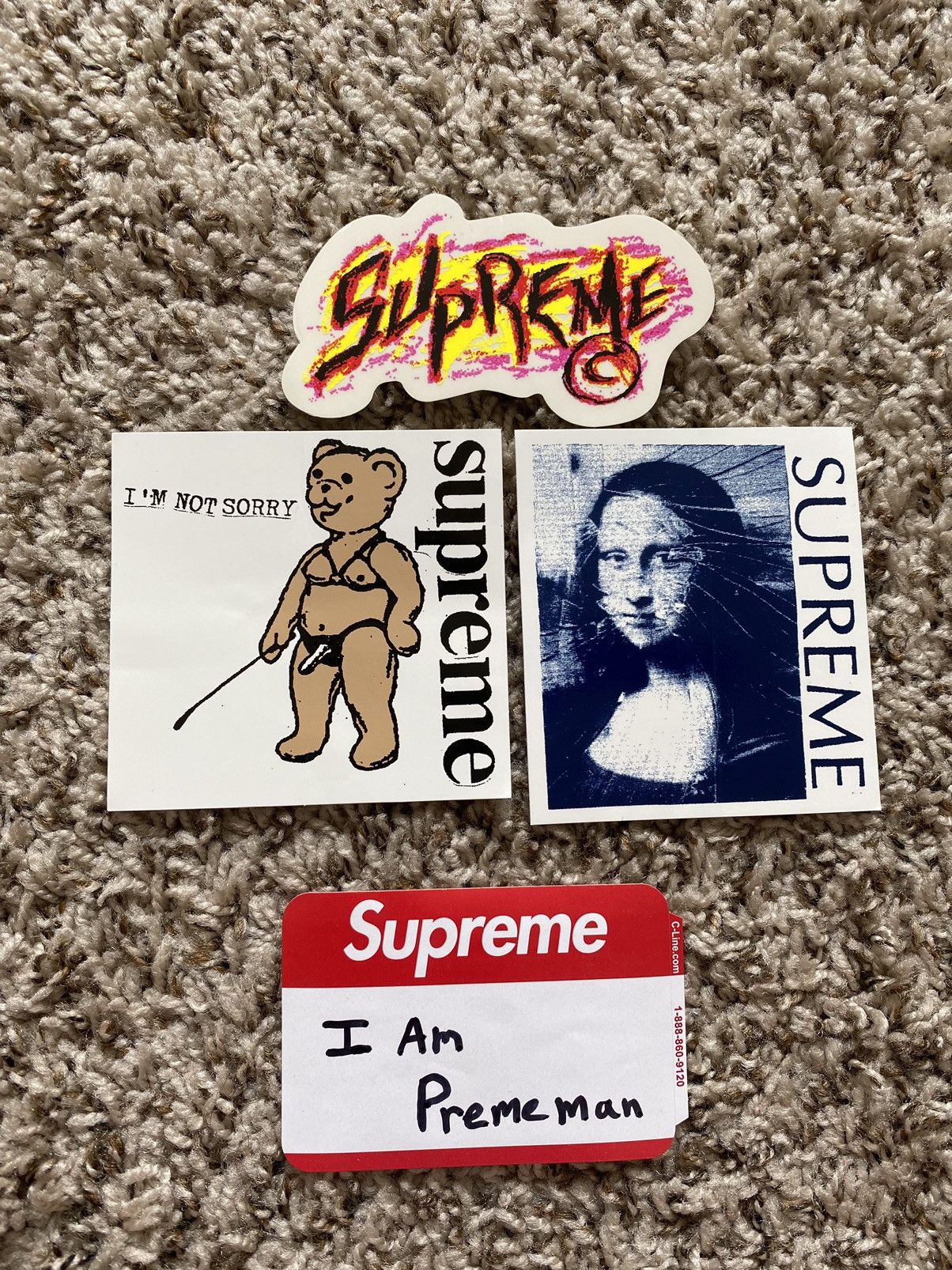 Supreme Stickers ( lot of 14 selling )