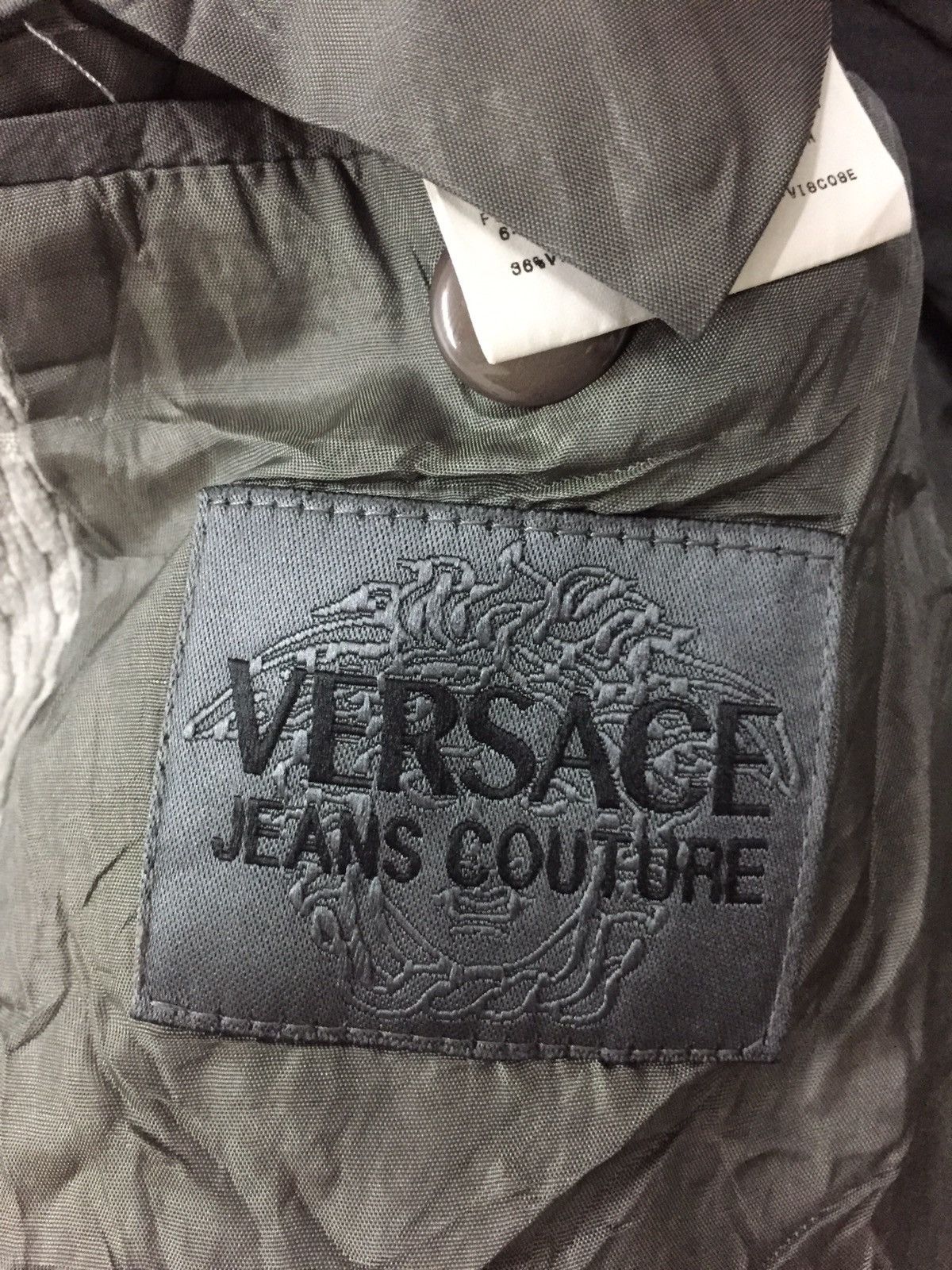 Versace Jeans Couture Vintage Versace Single Button Blazer Coat Size 36R - 5 Thumbnail