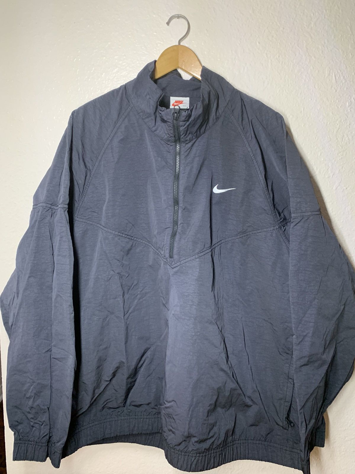 Nike Nike x Stussy Windrunner half zip Jacket Black XXL NWT