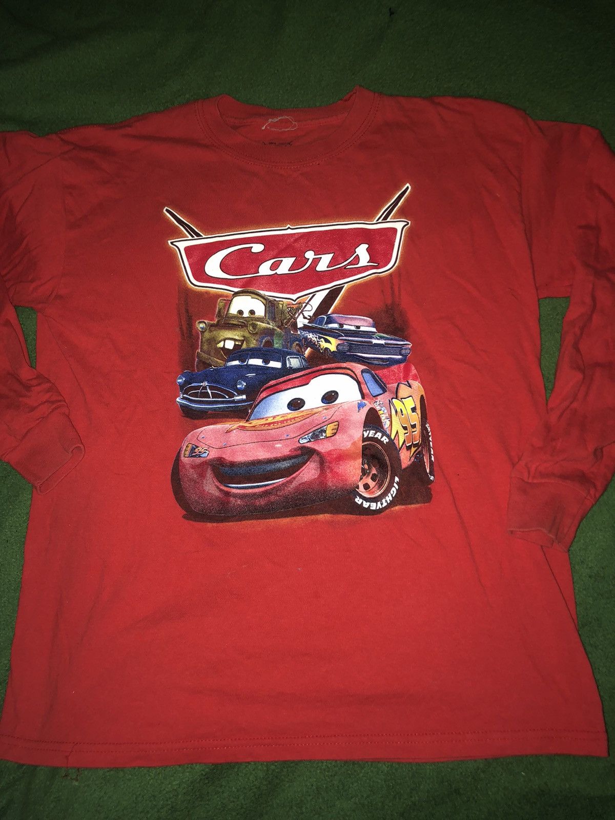 Vintage 2006 Pixar Cars Promo Lightning McQueen Long Sleeve Shirt | Grailed