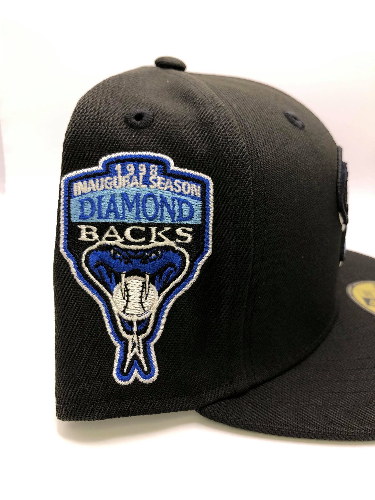 MLB × New Era Exclusive Fitted Black Royal Arizona Diamondbacks 7 5/8 Size ONE SIZE - 3 Thumbnail