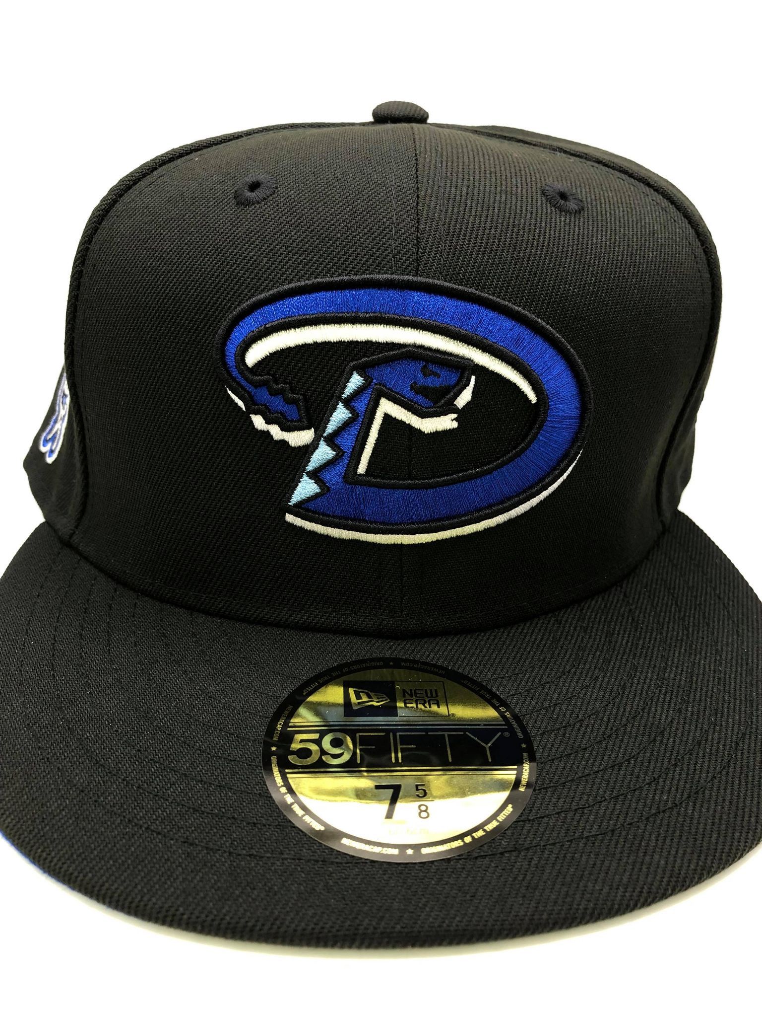 MLB × New Era Exclusive Fitted Black Royal Arizona Diamondbacks 7 5/8 Size ONE SIZE - 2 Thumbnail