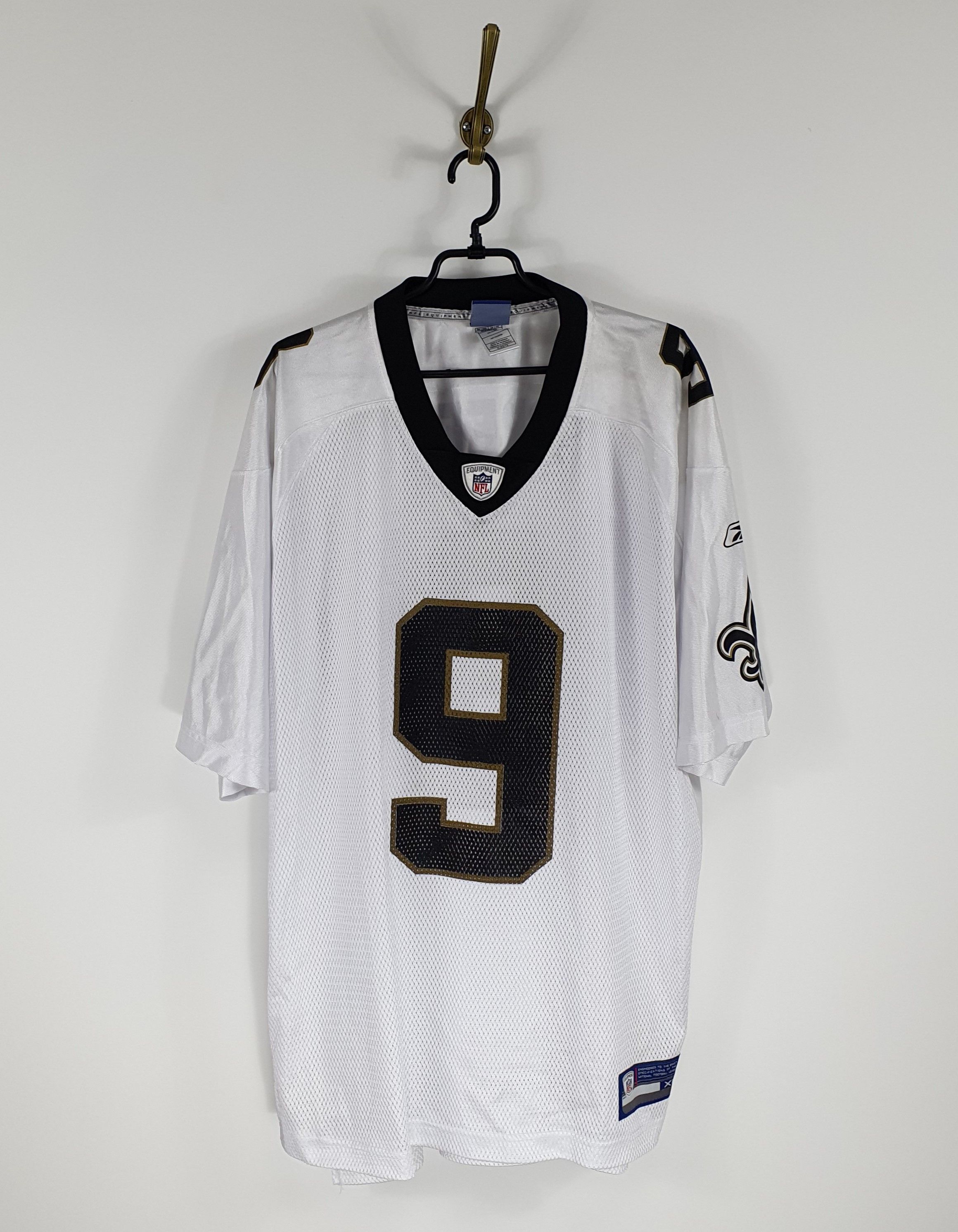 Vintage Reebok On Field Throwback Jersey XL Drew Brees Saints White Home  NFL in 2023