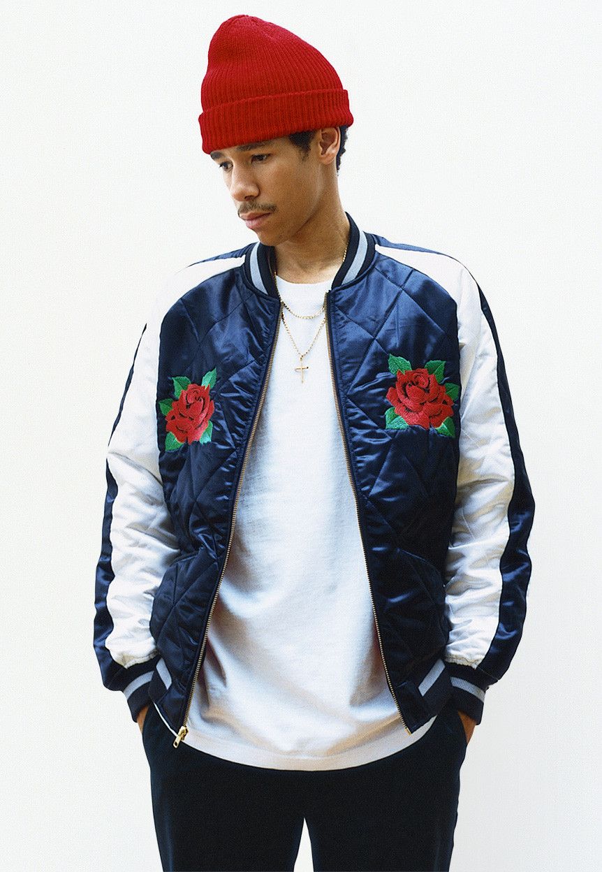 ジャケット・アウター Supreme Rose Quilted bomber jacket Supreme Rose Quilted bomber jacket Sサイズ