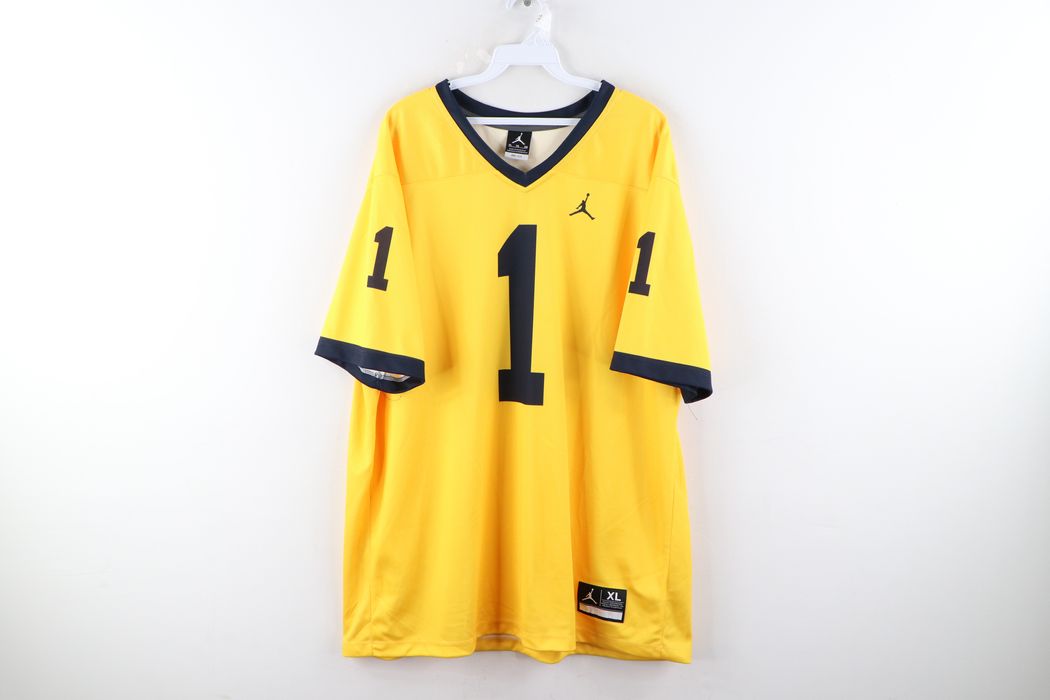 Nike Nike Air Jordan University of Michigan Football Jersey Grailed