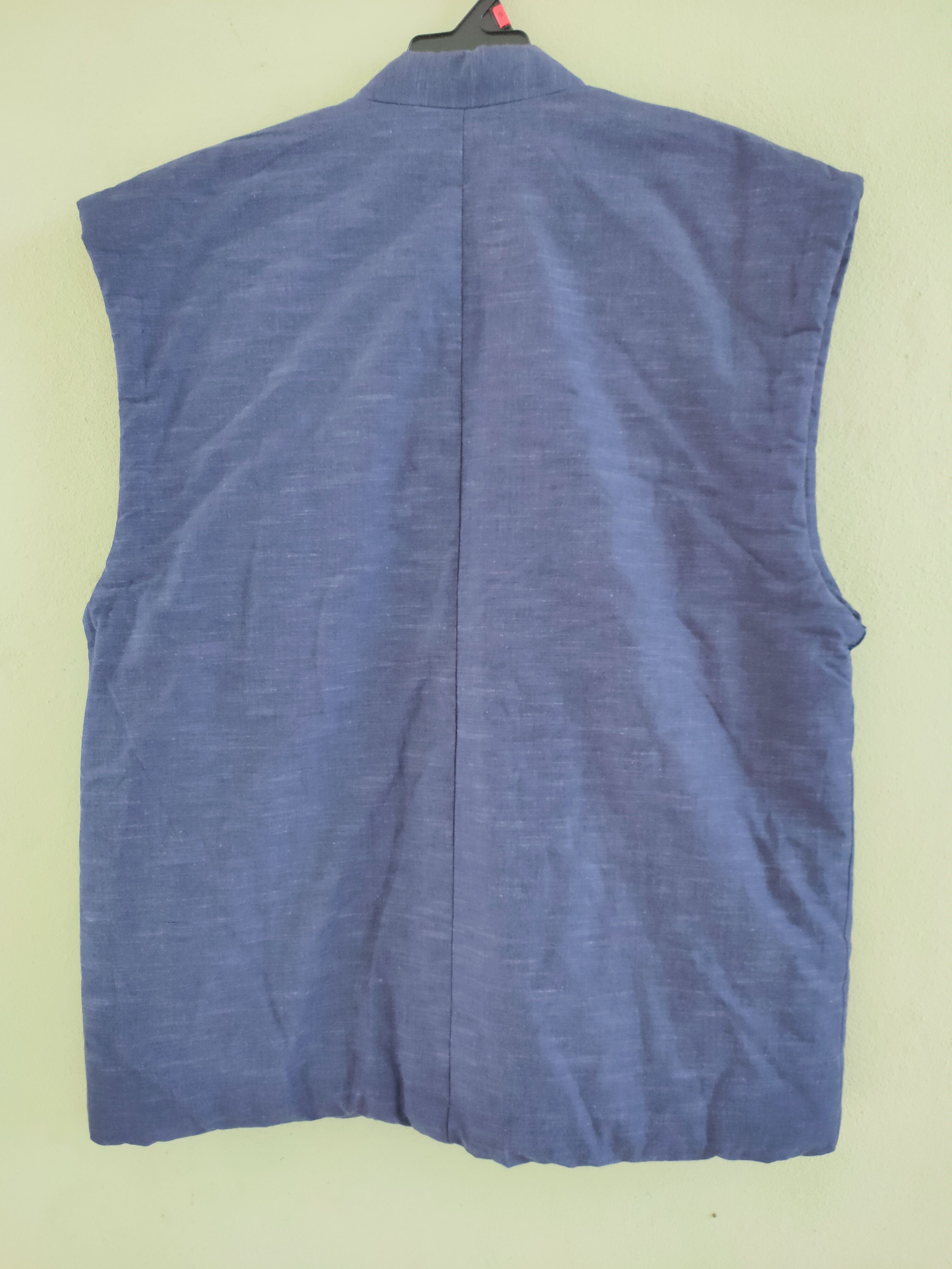 Japanese Brand Kimono vest sweater pocket patchwork Size US L / EU 52-54 / 3 - 7 Thumbnail
