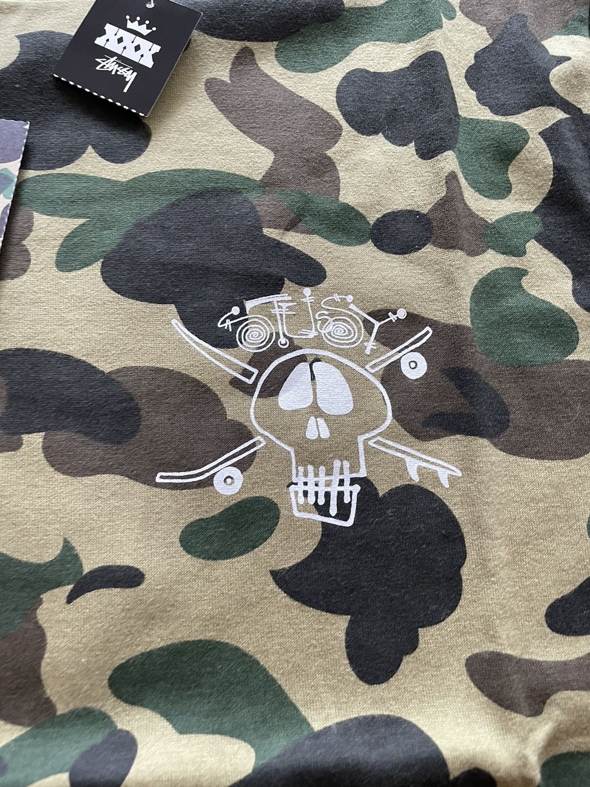 Bape × Stussy Bape stussy 30th anniversary 1st Camo tee M Size US M / EU 48-50 / 2 - 5 Thumbnail