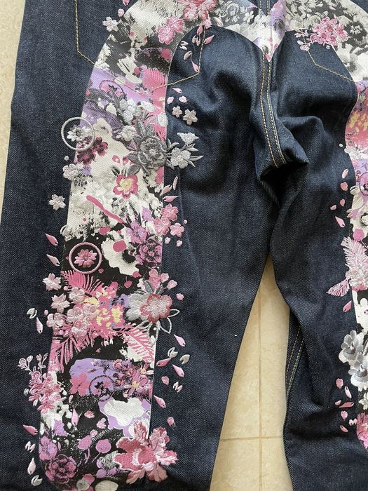 Evisu Evisu Sakura denim women's size | Grailed