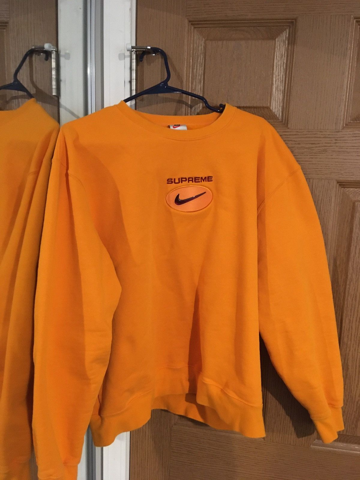 Supreme nike jewel crewneck orange sale