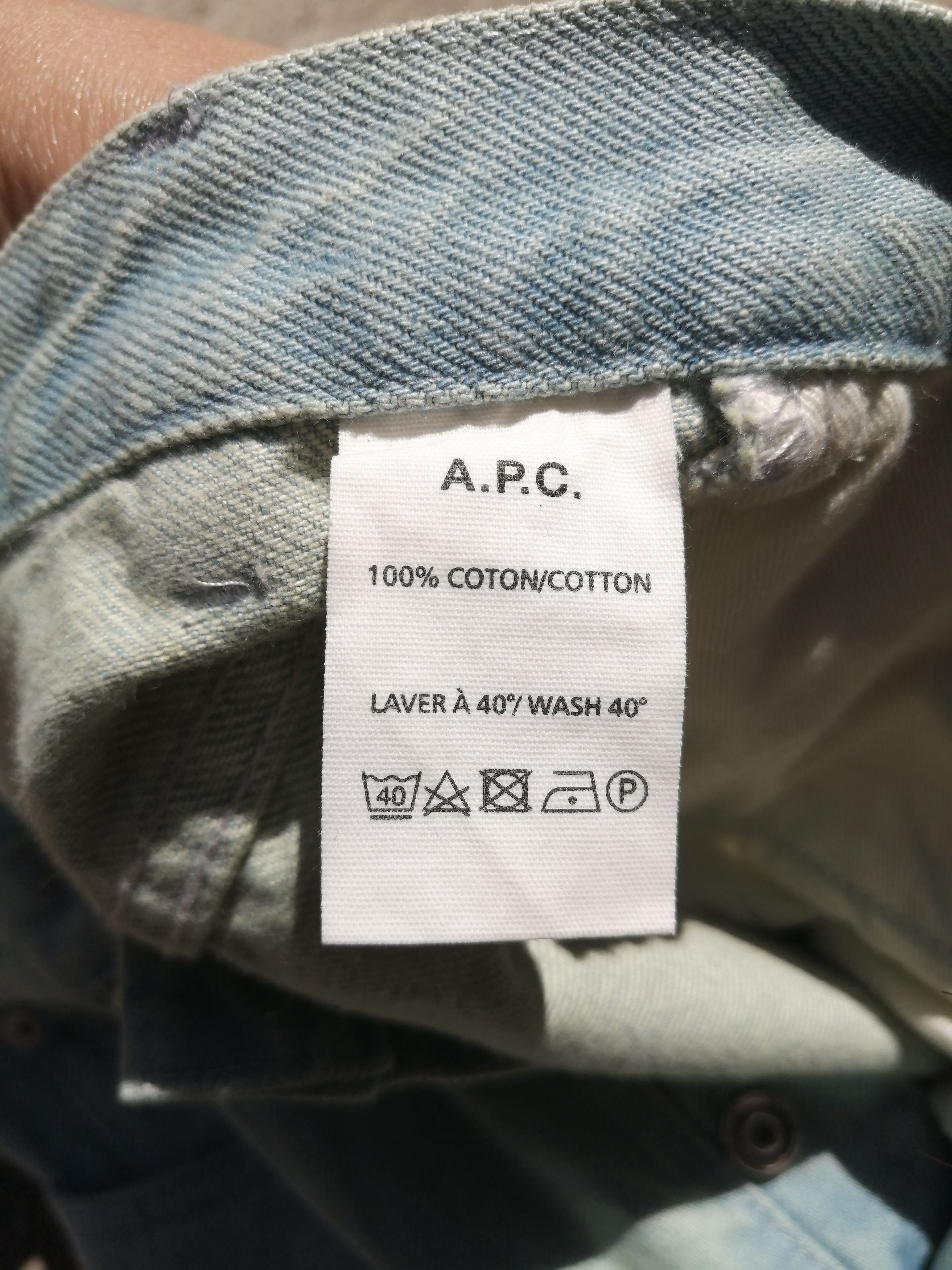 A.P.C. Petit Standard - Jean Droit Etroit Skinny Size US 27 - 6 Thumbnail
