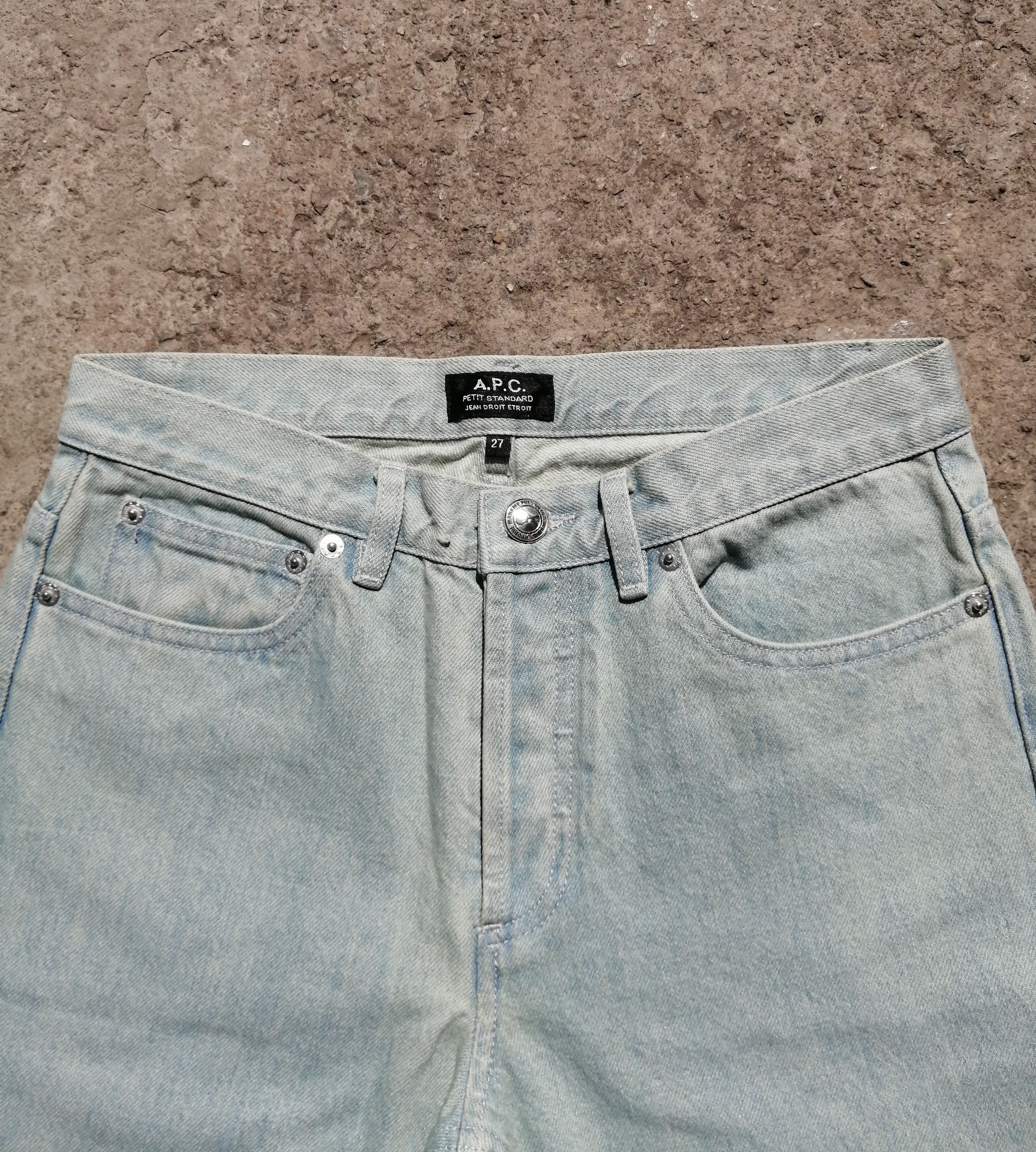 A.P.C. Petit Standard - Jean Droit Etroit Skinny Size US 27 - 2 Thumbnail